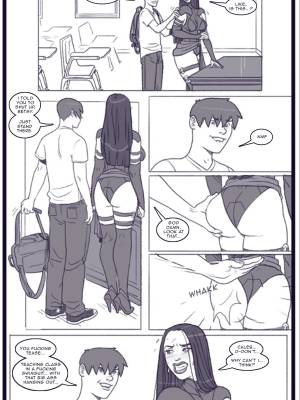 X Academy Bimbofied Porn Comic english 12