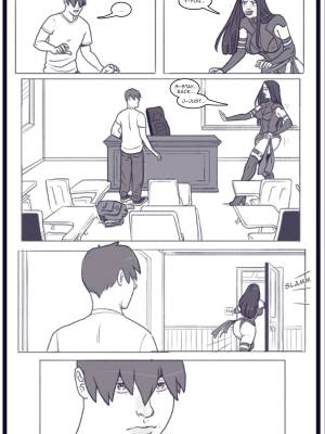 X Academy Bimbofied Porn Comic english 15