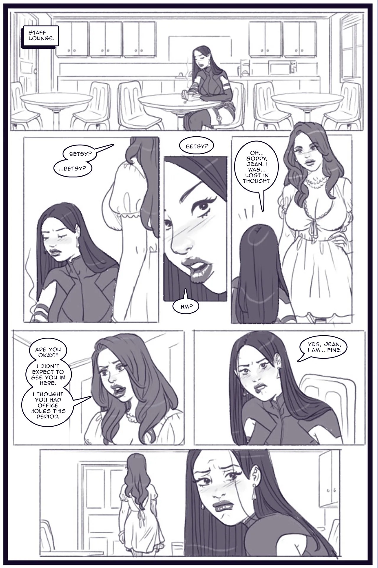 X Academy Bimbofied Porn Comic english 17
