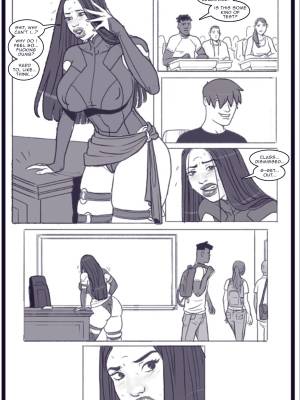 X Academy Bimbofied Porn Comic english 32