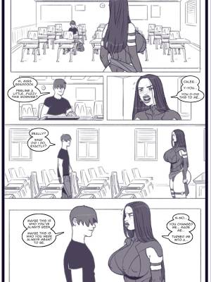 X Academy Bimbofied Porn Comic english 33