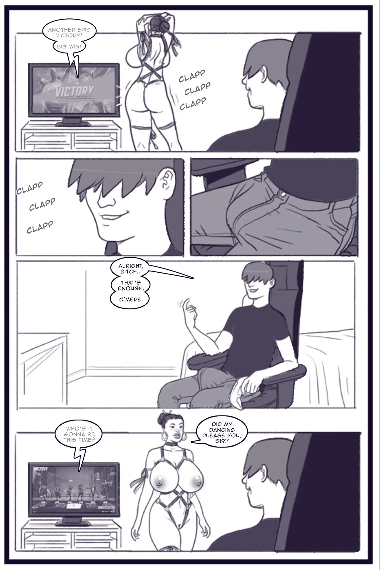 X Academy Bimbofied Porn Comic english 53