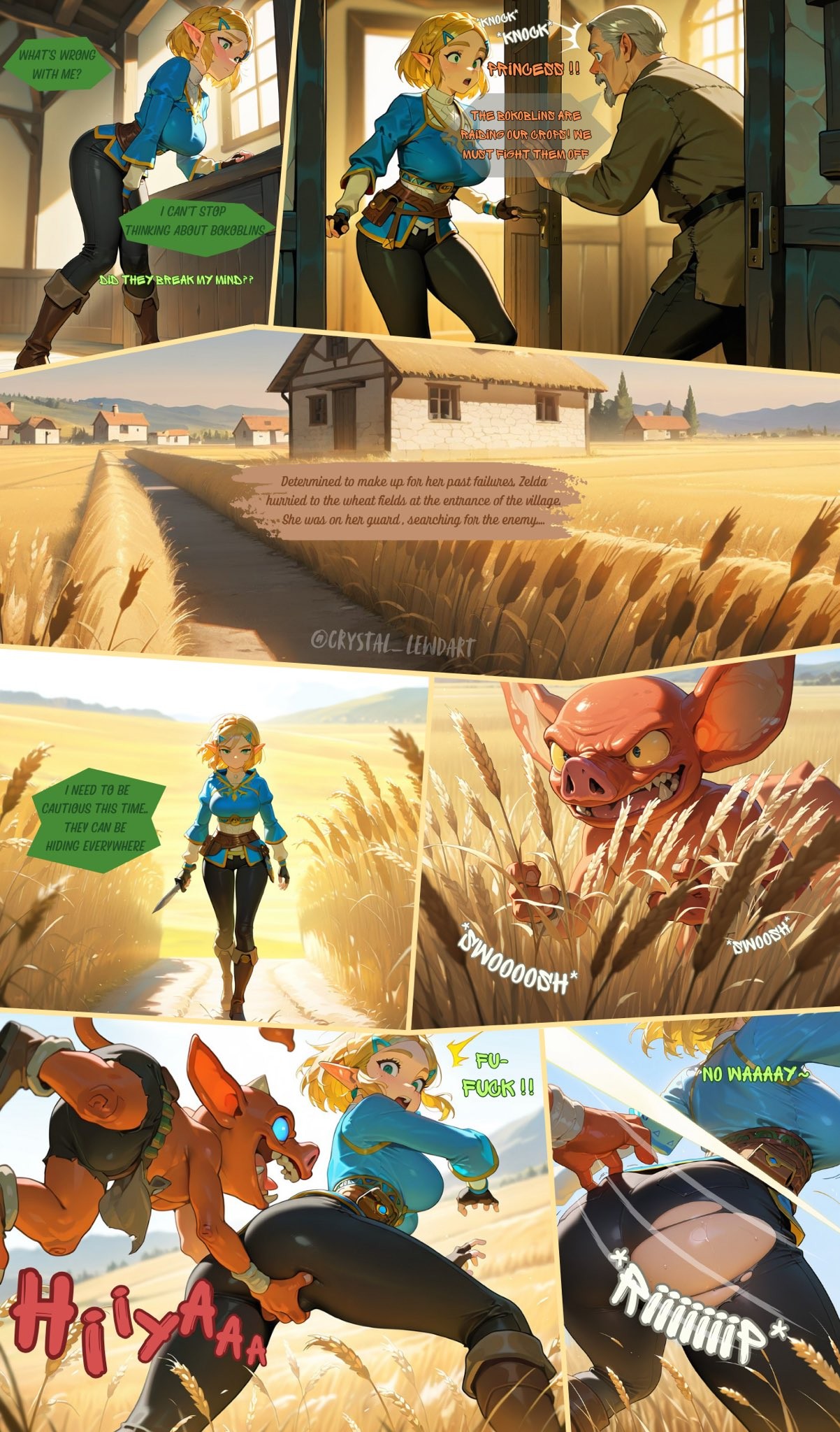 Zelda vs. Bokoblins Porn Comic english 07