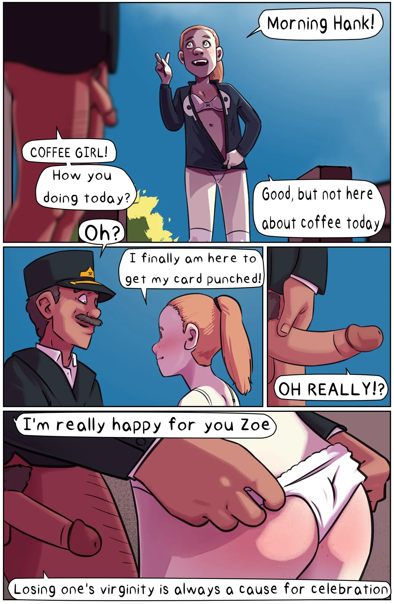 Zoe The Vampire: Zoe's Big Day Porn Comic english 12