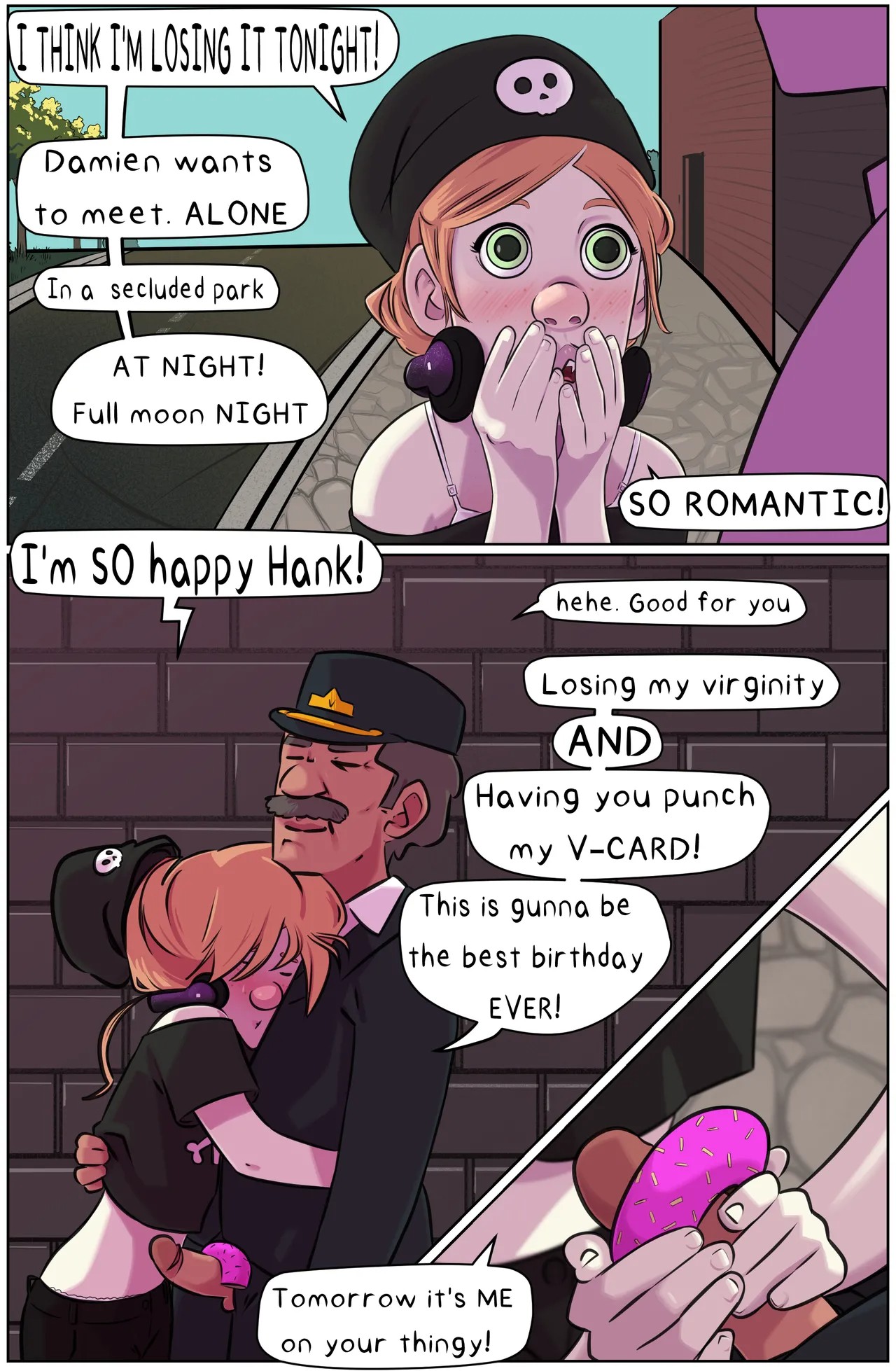 Zoe The Vampire: Zoe's Big Day Porn Comic english 28