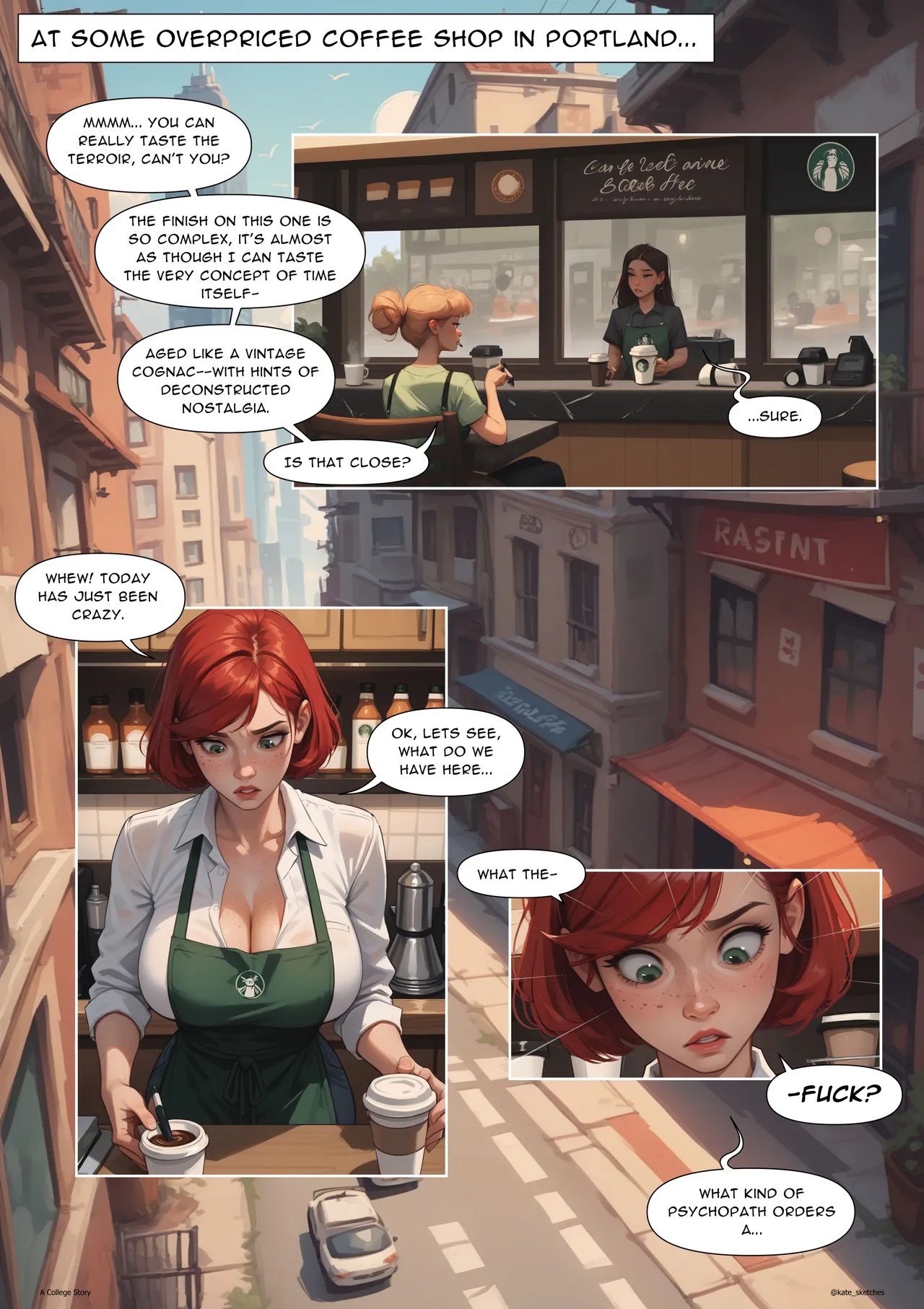 A College Story Part 1: Tasha Porn Comics english 02