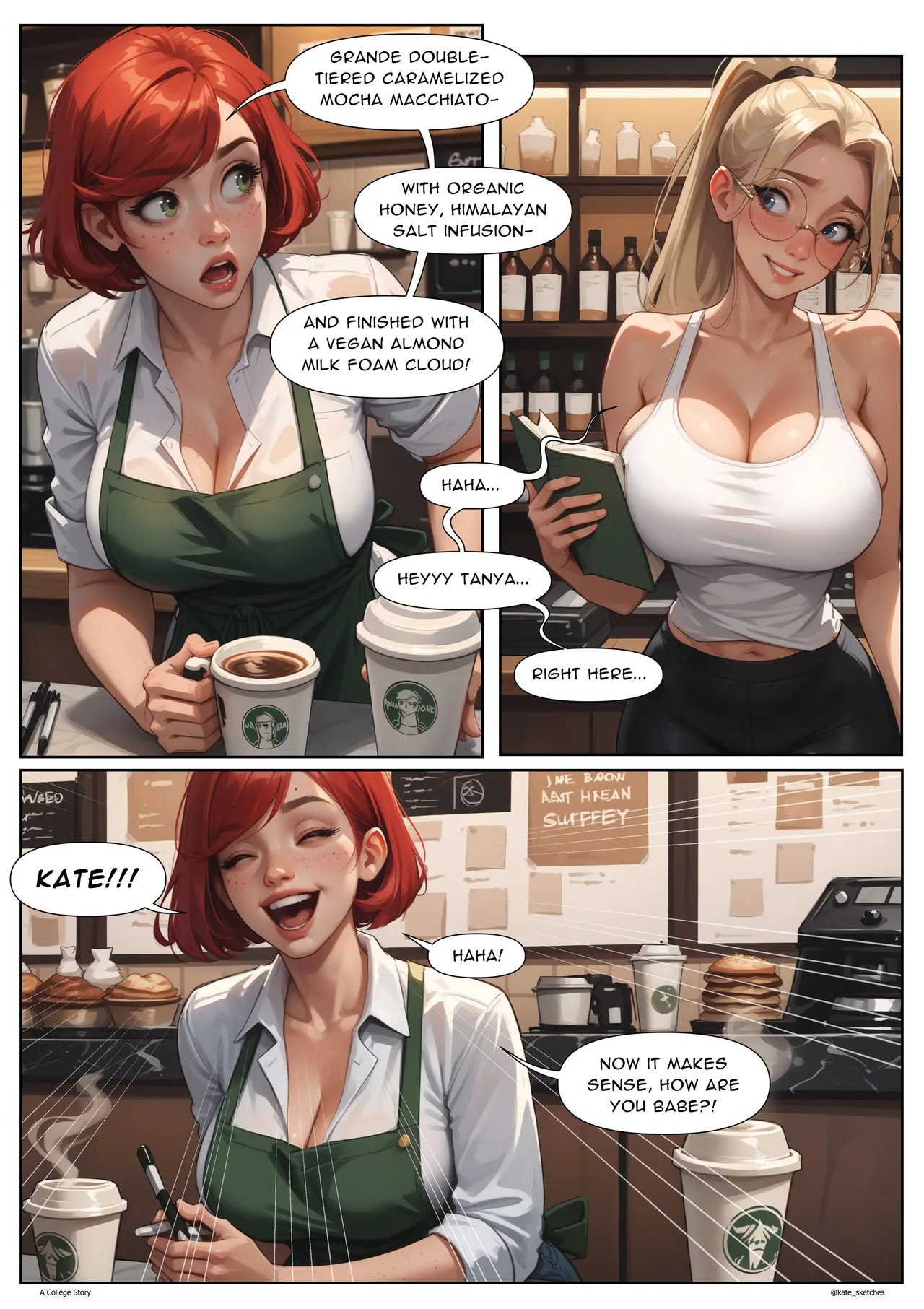 A College Story Part 1: Tasha Porn Comics english 03