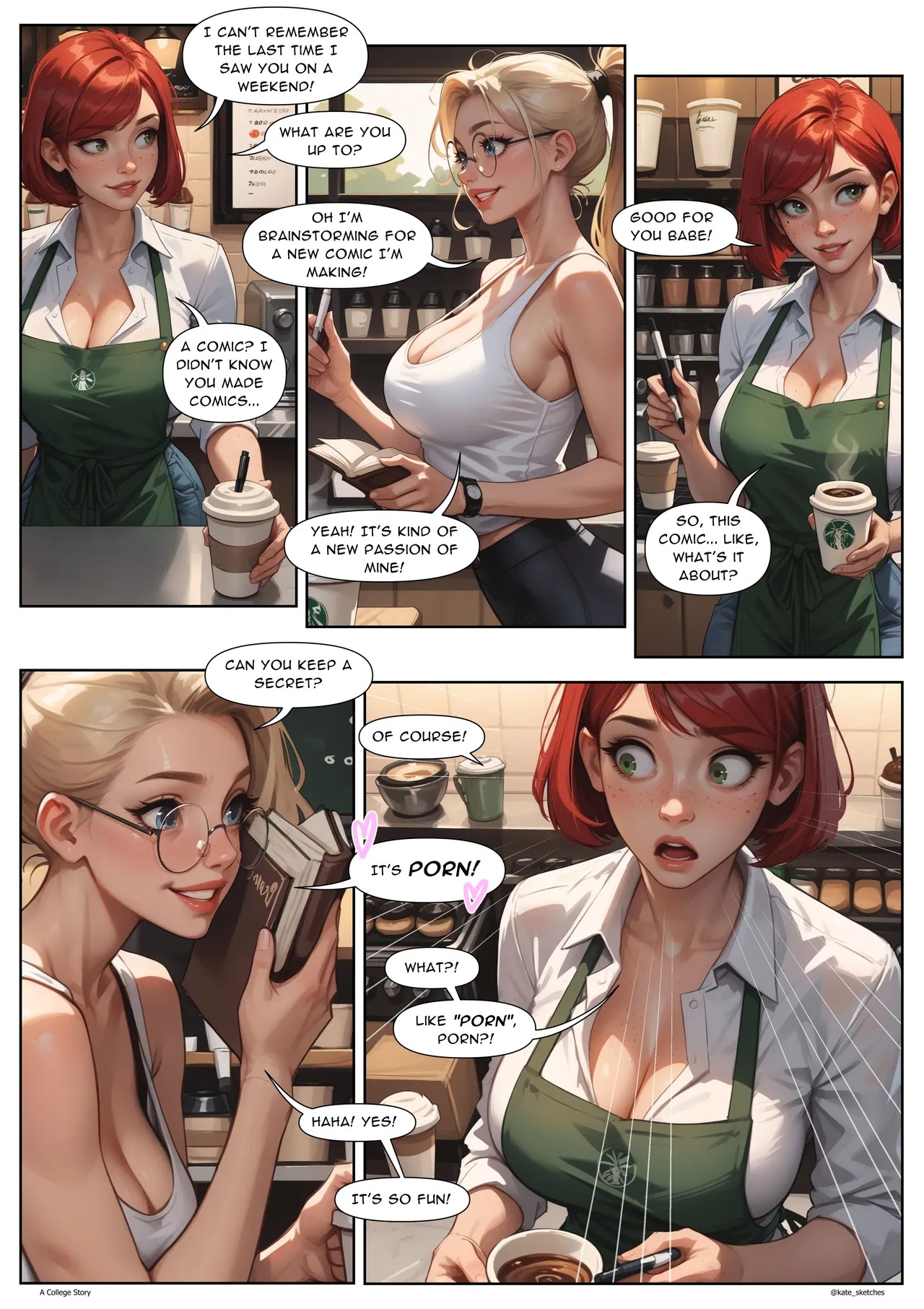 A College Story Part 1: Tasha Porn Comics english 04