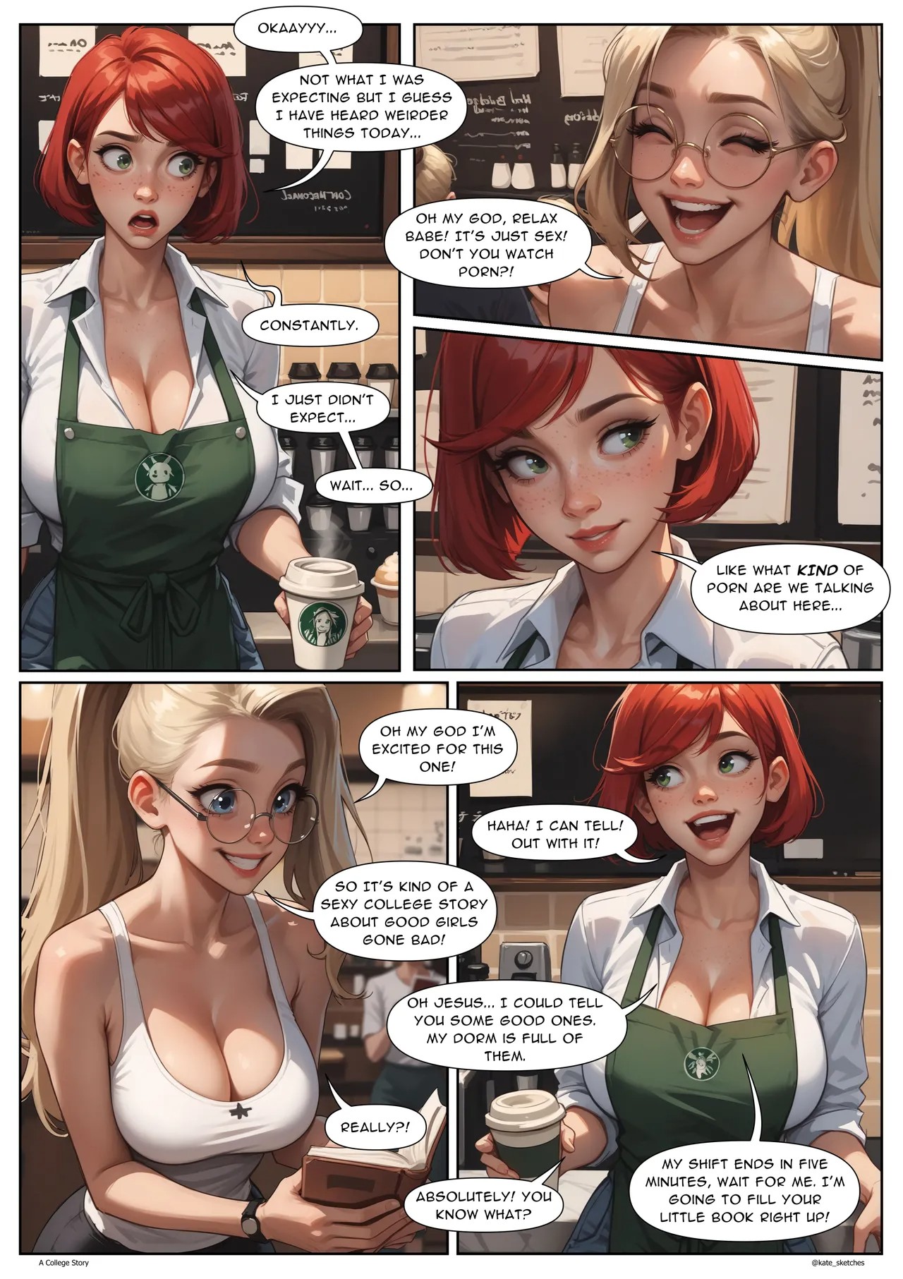A College Story Part 1: Tasha Porn Comics english 05