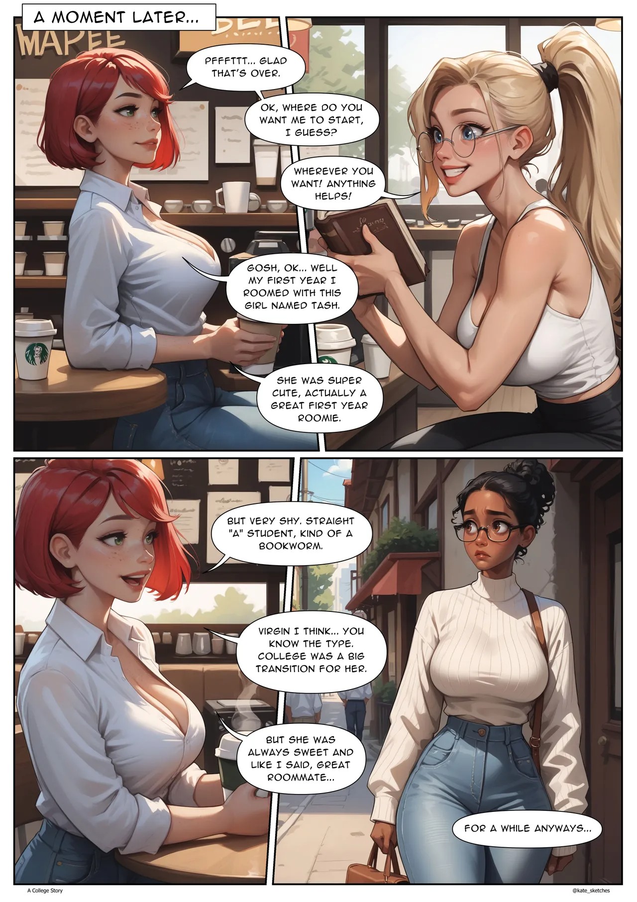 A College Story Part 1: Tasha Porn Comics english 06