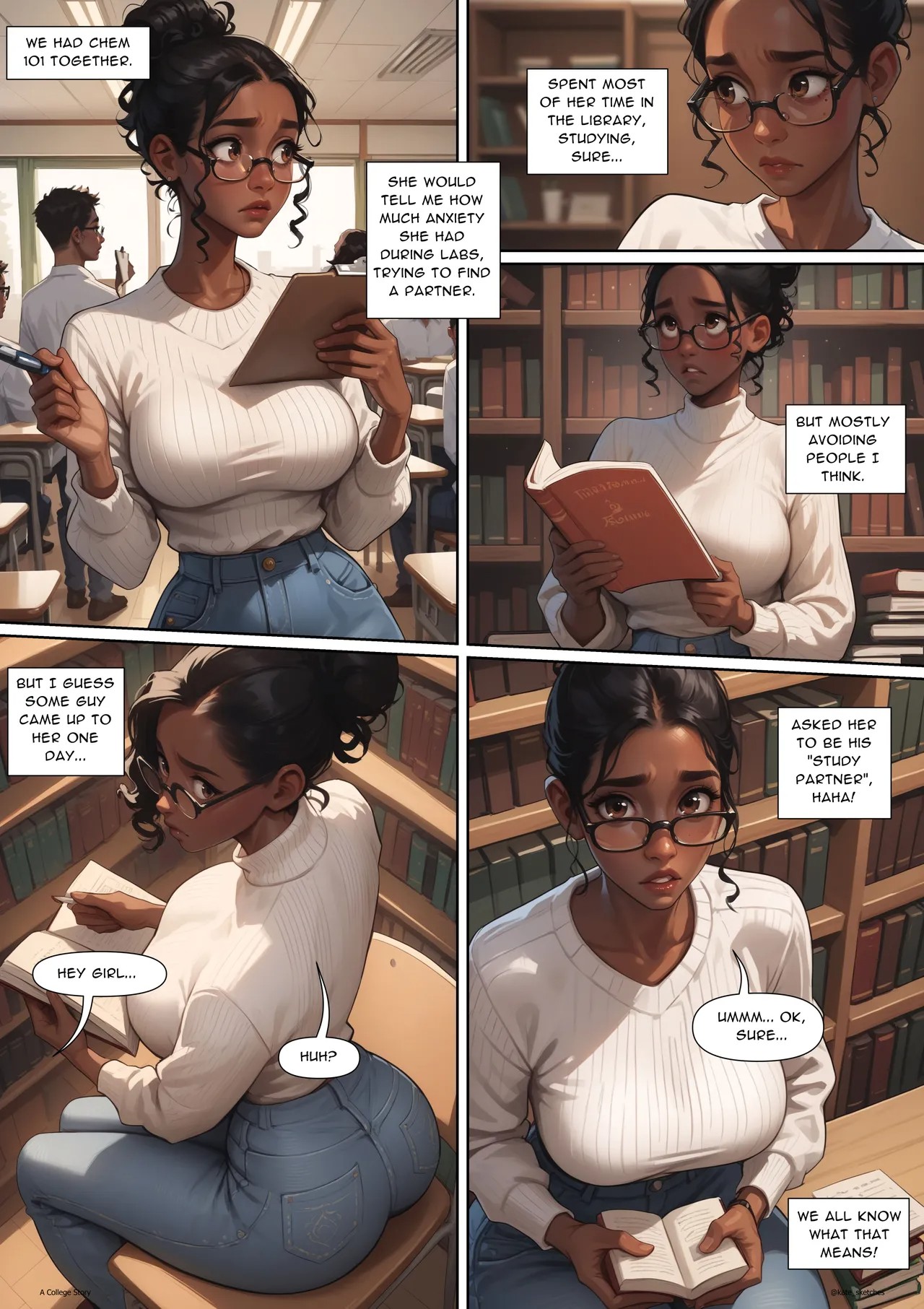 A College Story Part 1: Tasha Porn Comics english 07