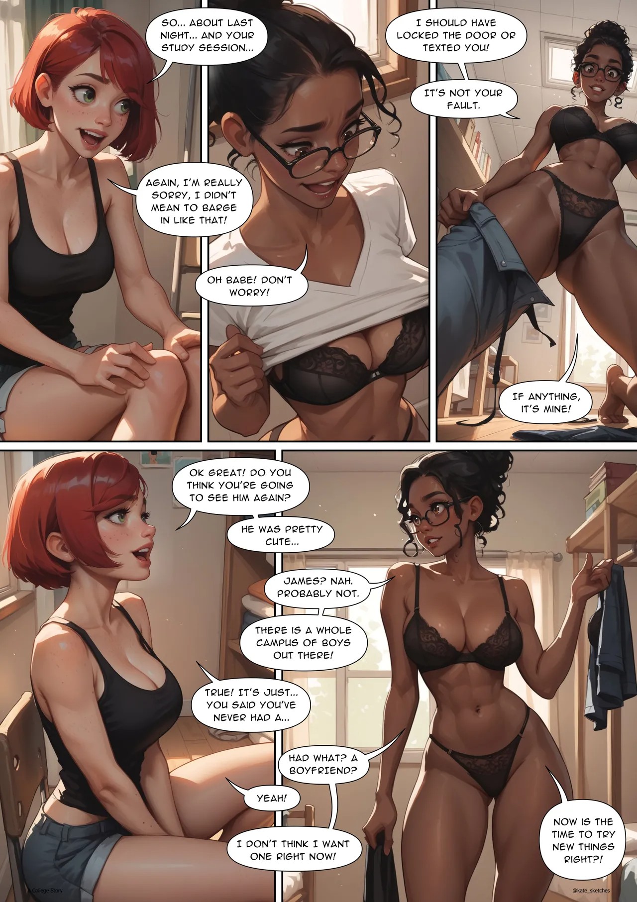 A College Story Part 1: Tasha Porn Comics english 15