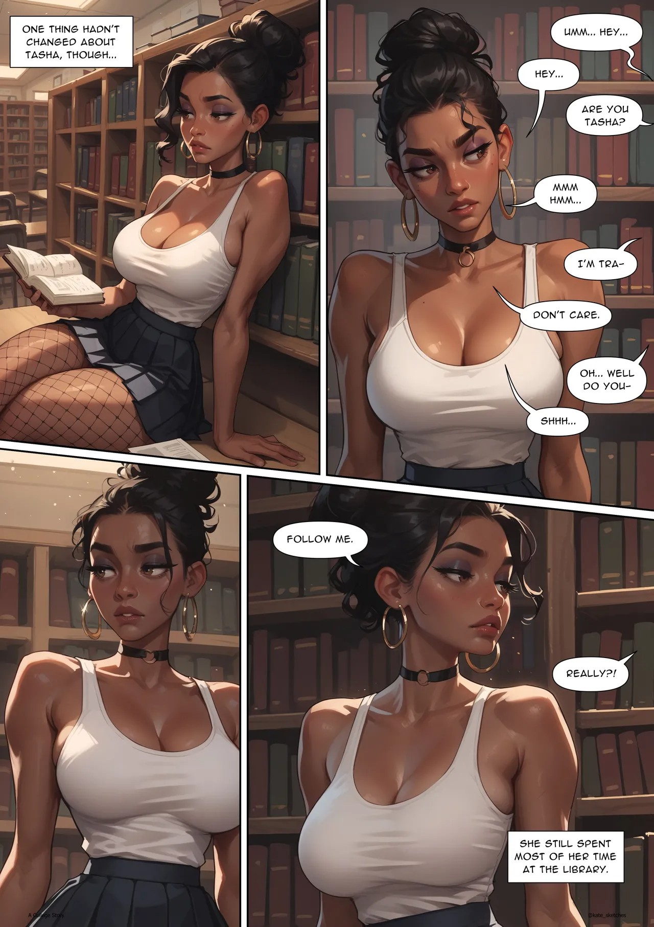 A College Story Part 1: Tasha Porn Comics english 18