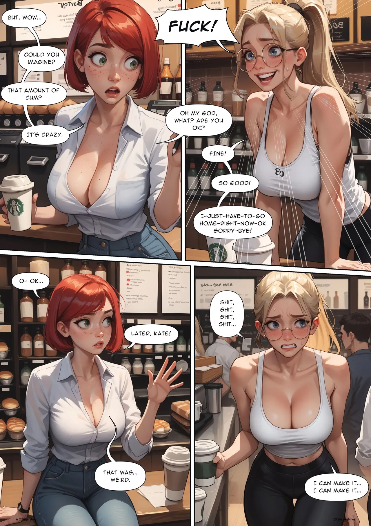 A College Story Part 1: Tasha Porn Comics english 25