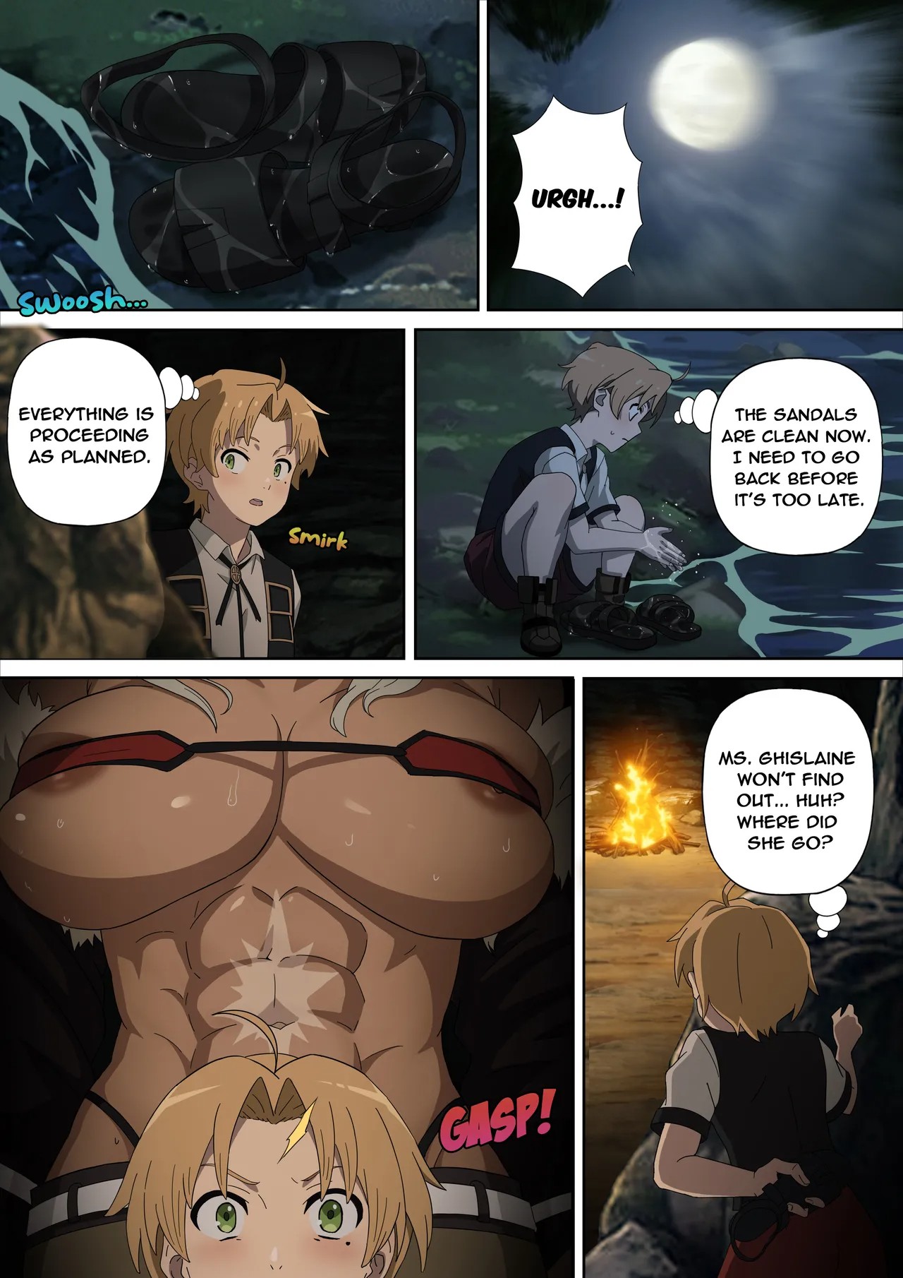A Night With Ghislaine Porn Comics english 10