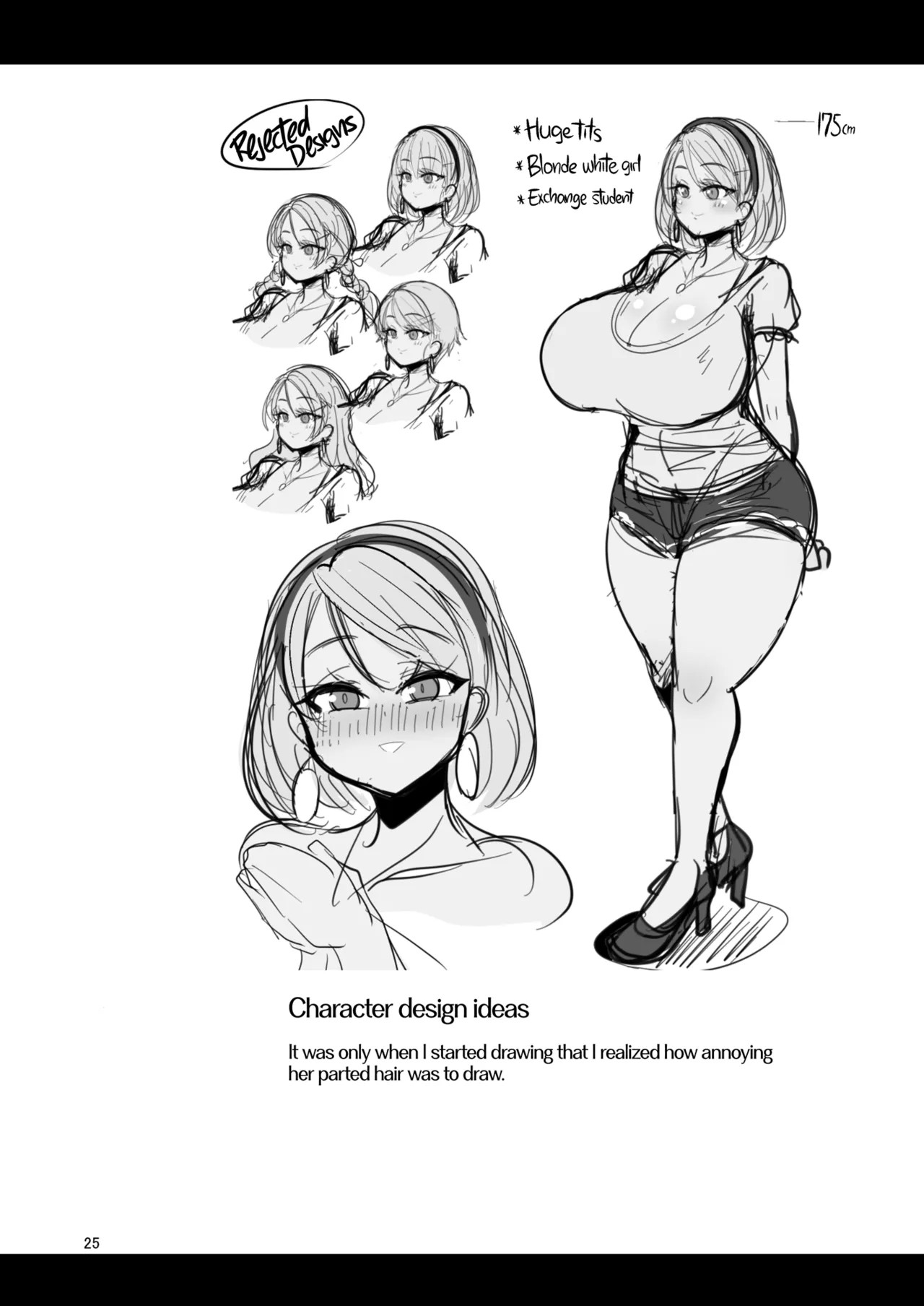 A Nymphomaniac Blonde Exchange Student With Gigantic Tits Moved In Next Door!! Porn Comics english 27