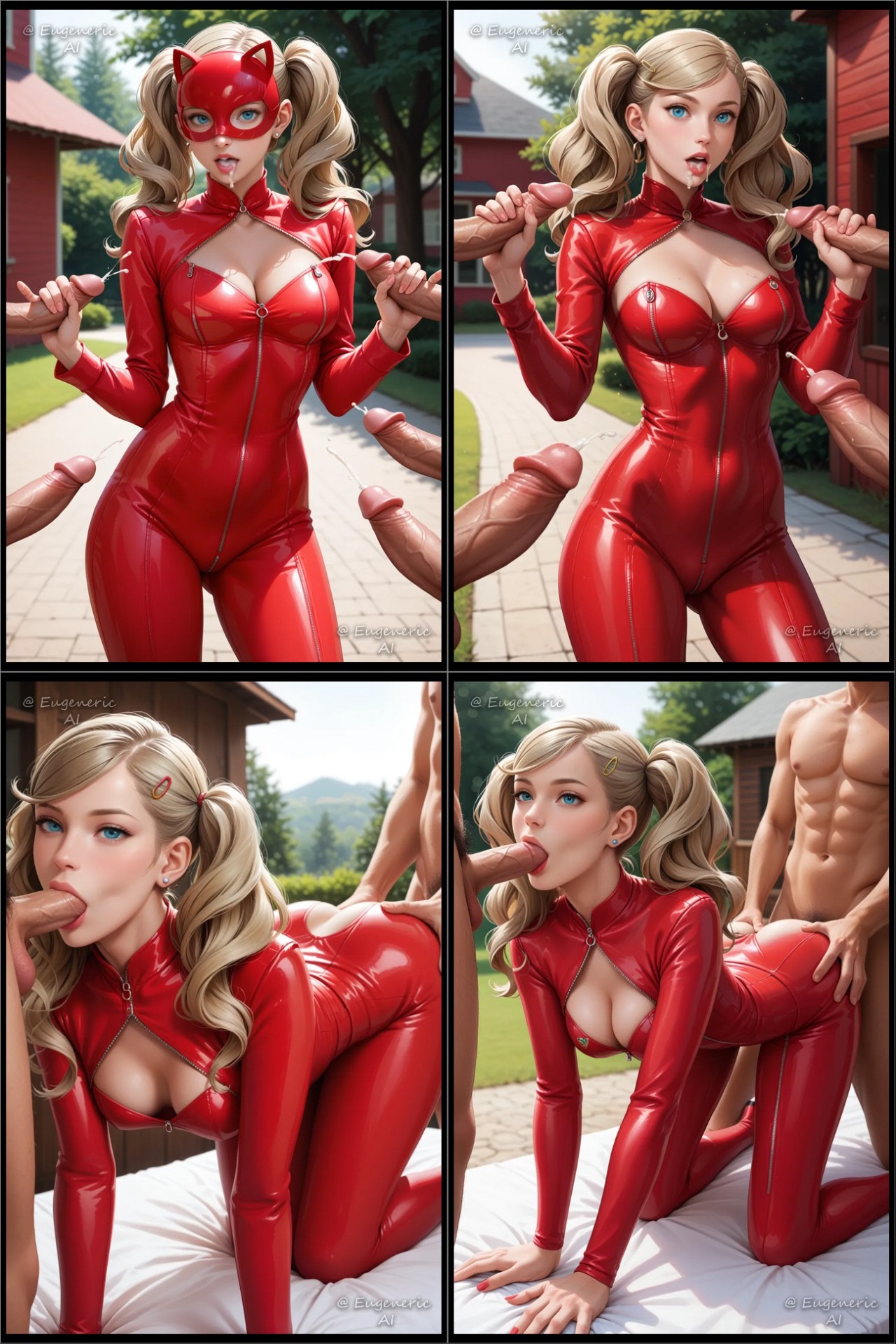 AI Generated: Anne Takamaki Porn Comics english 51
