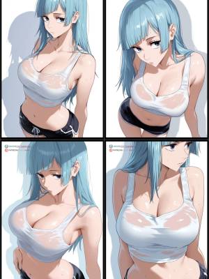 AI Generated :Kasumi Miwa Porn Comics english 09