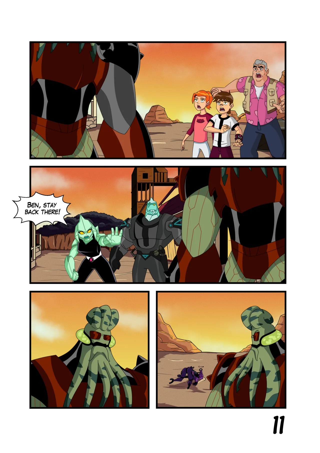 Ben 10: Chaquetrix Part 12 Porn Comics english 12