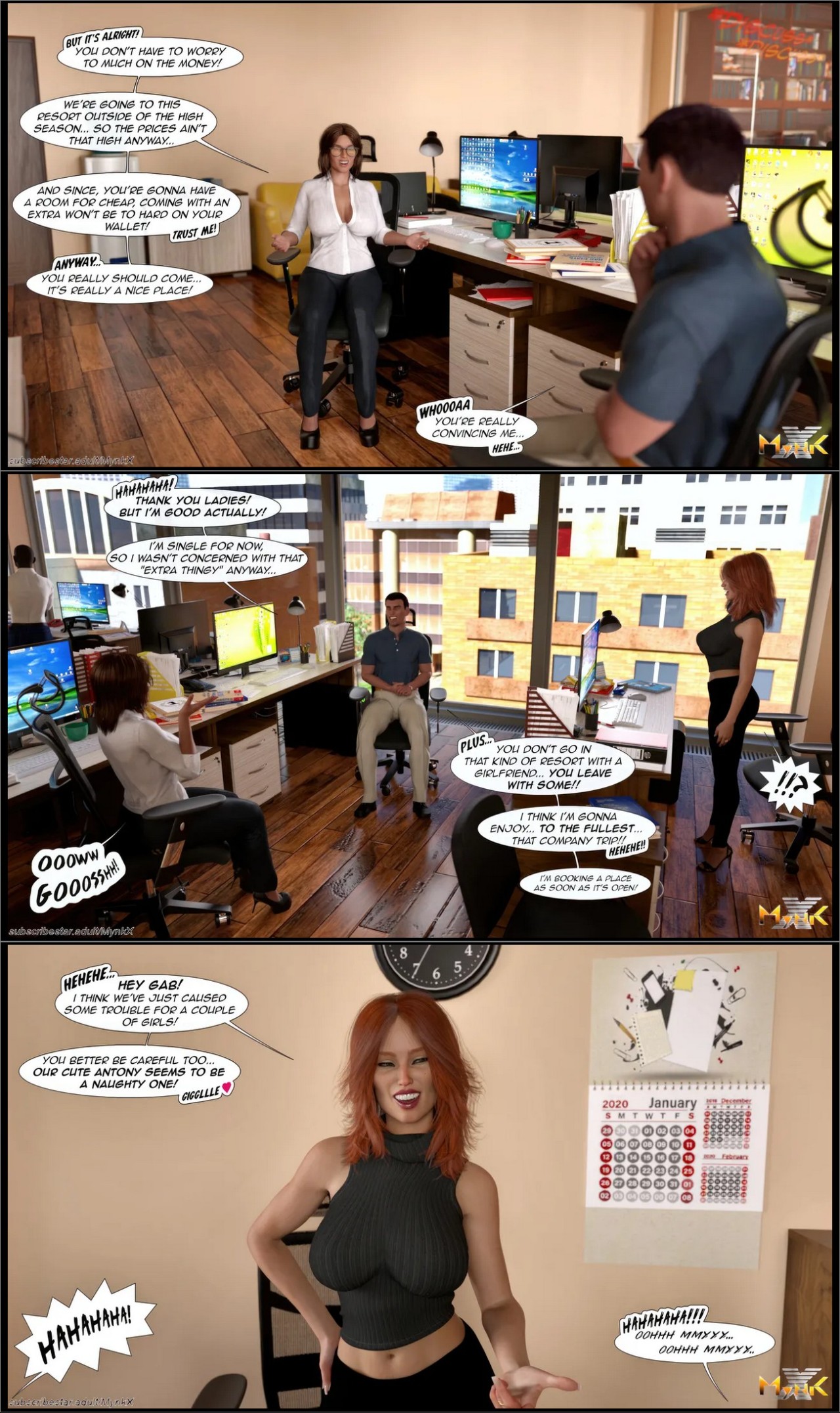 Company Trip Porn Comics english 08