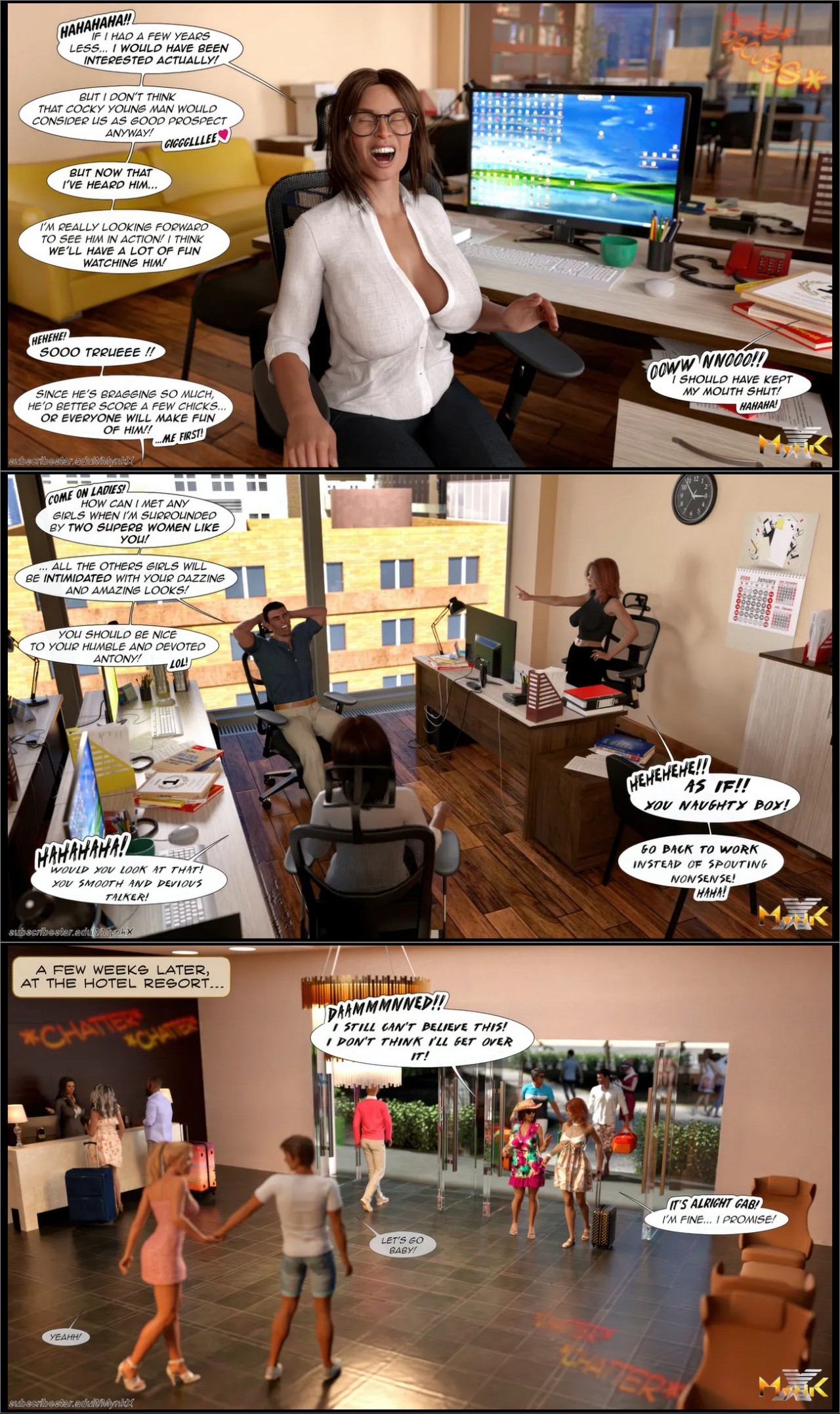 Company Trip Porn Comics english 09