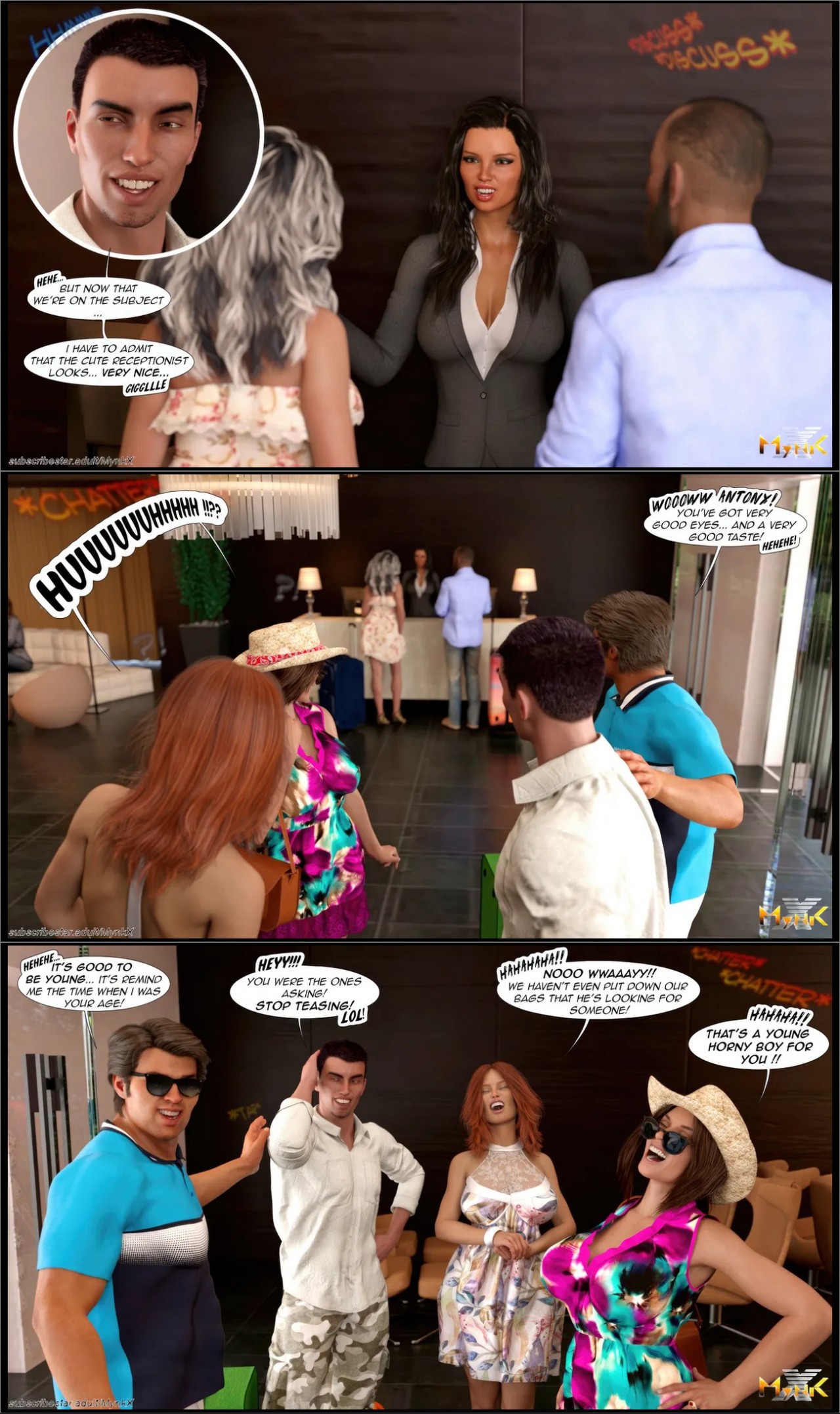 Company Trip Porn Comics english 13