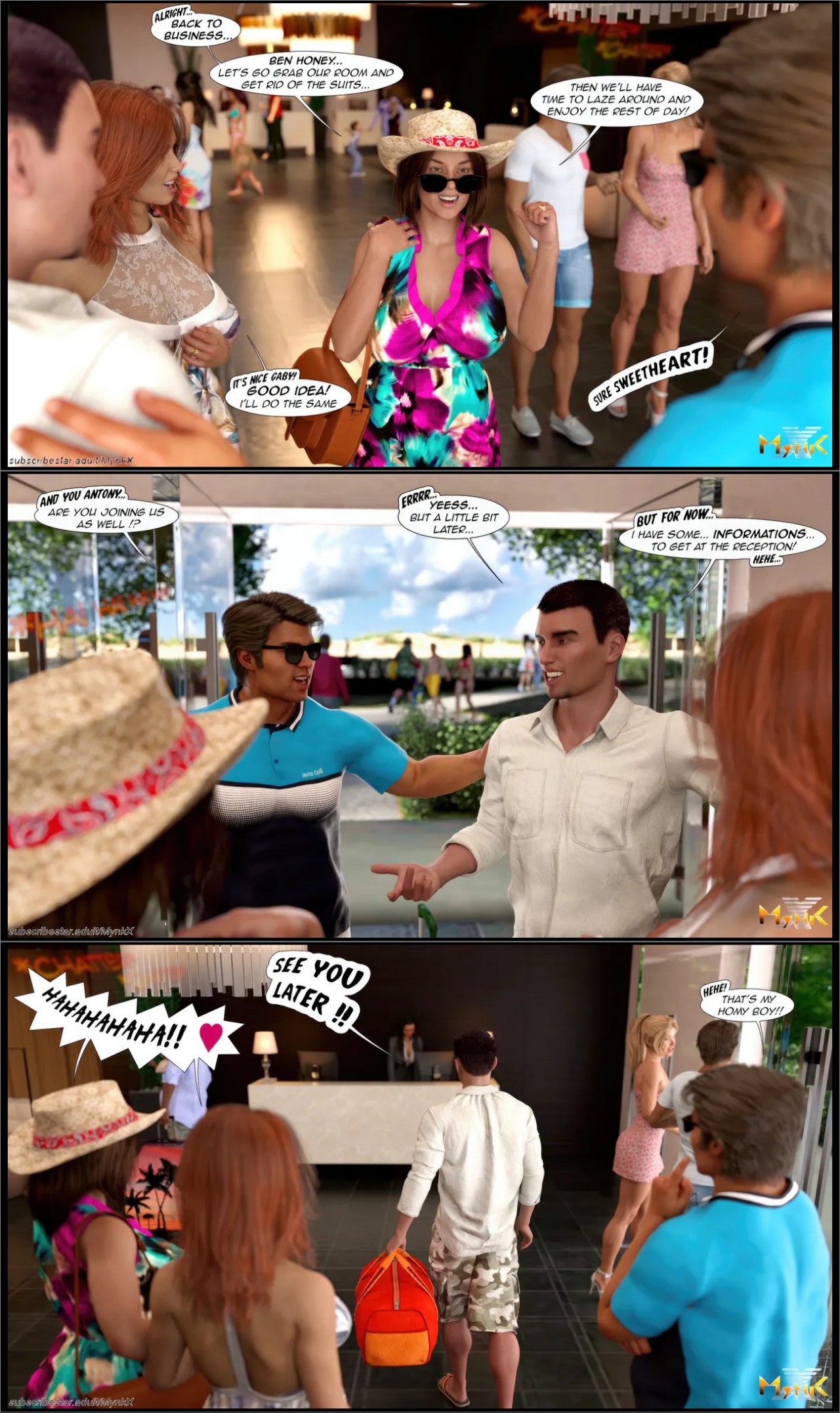 Company Trip Porn Comics english 14