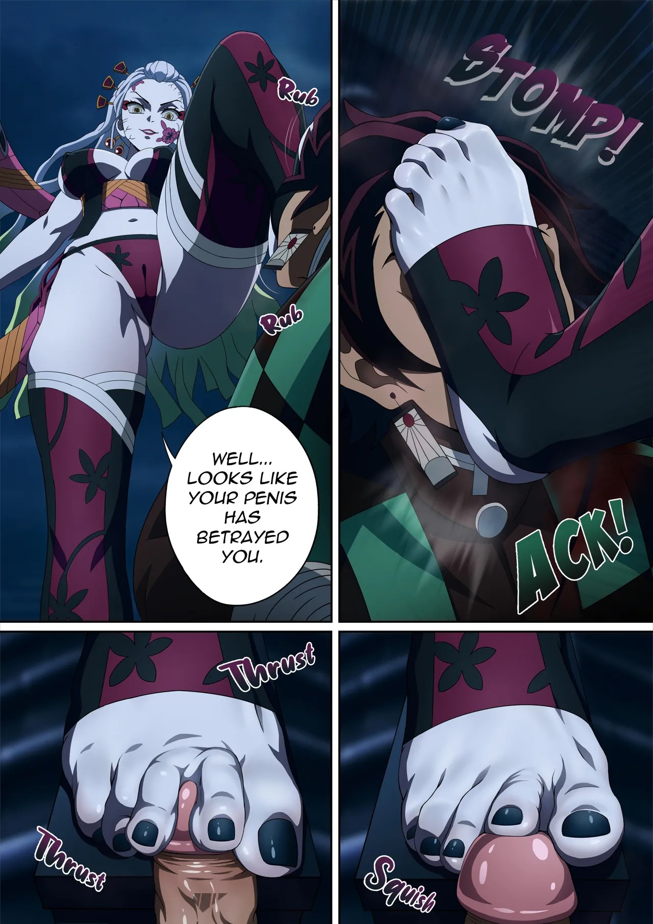 Daki's Blood Demon Art: Trample Porn Comics english 13