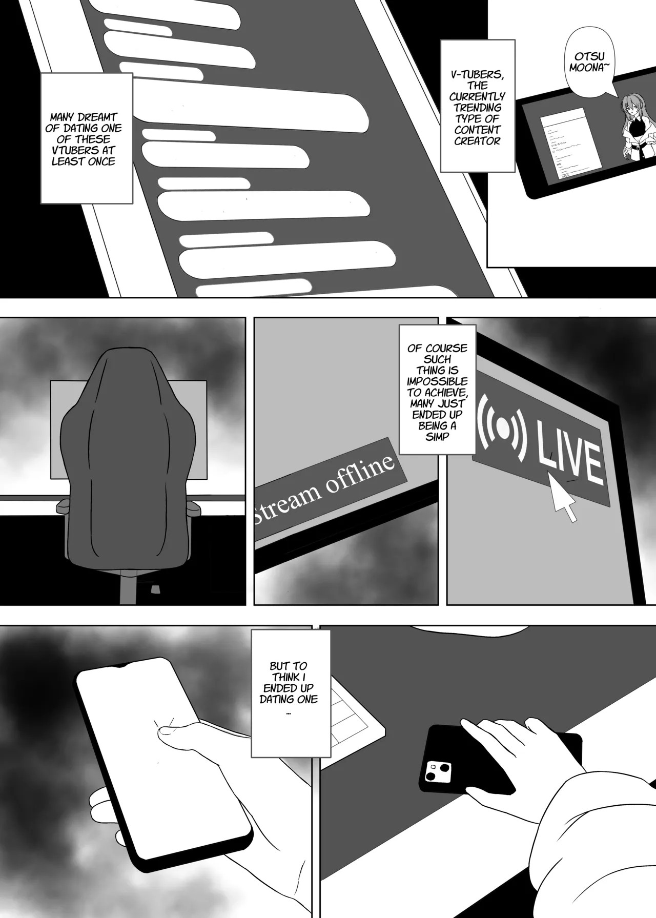 Day Off With A VTuber Porn Comics english 02