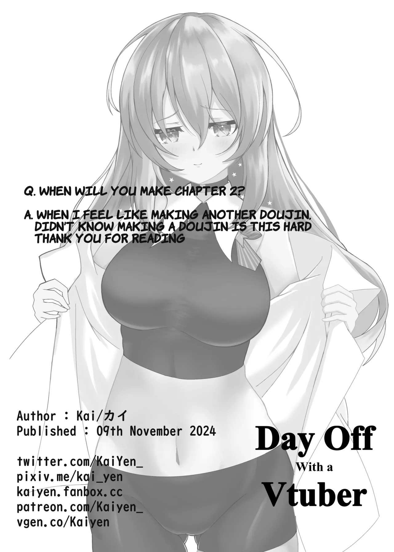 Day Off With A VTuber Porn Comics english 41