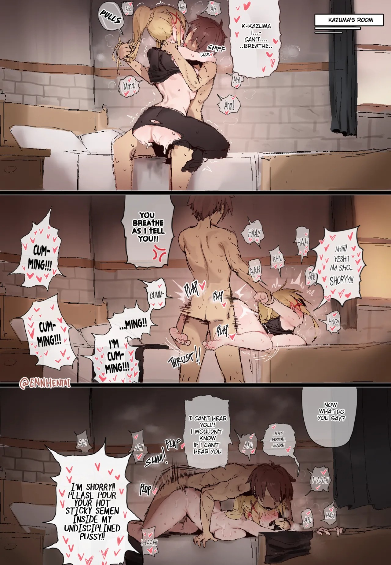Dorkness x Kazuma Porn Comics english 20