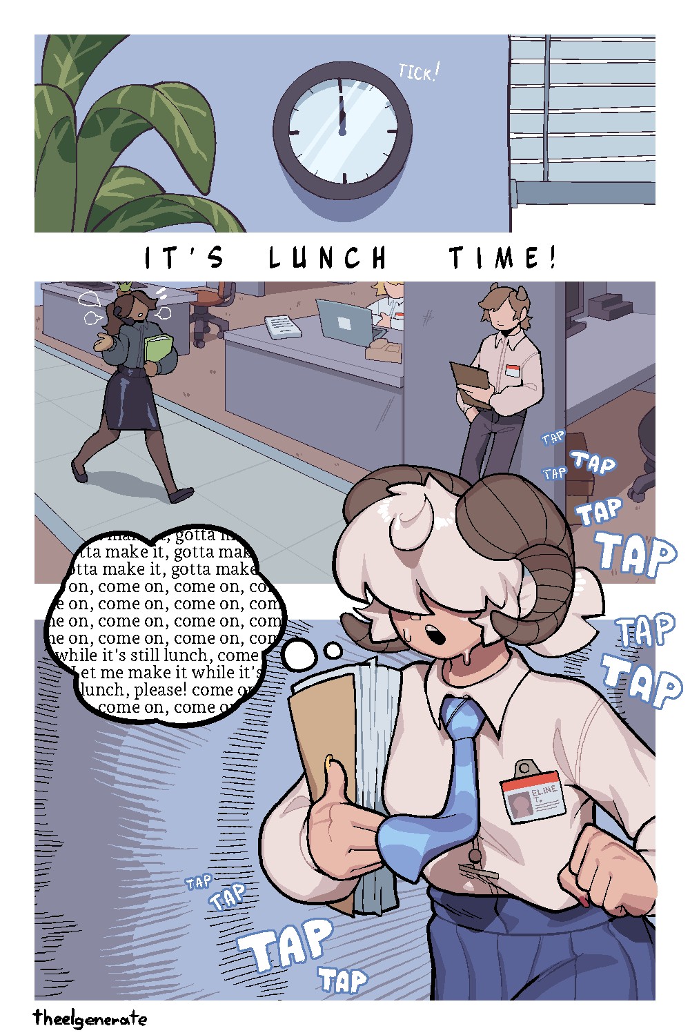Employee Of The Month Porn Comics english 02