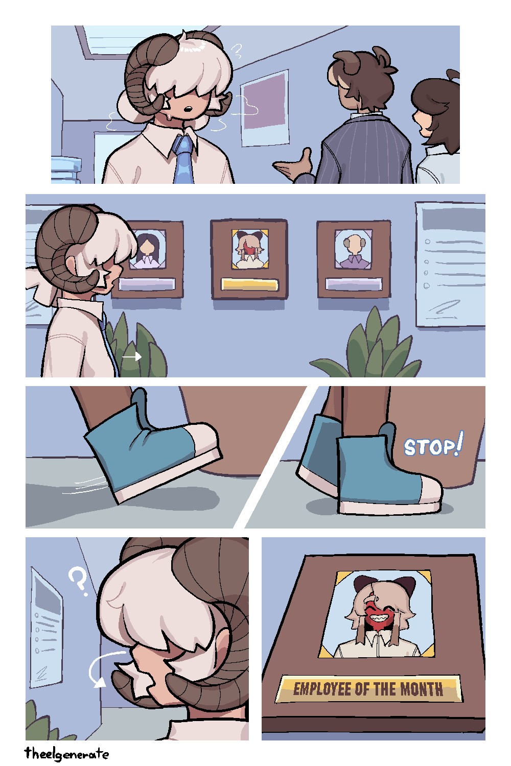 Employee Of The Month Porn Comics english 04