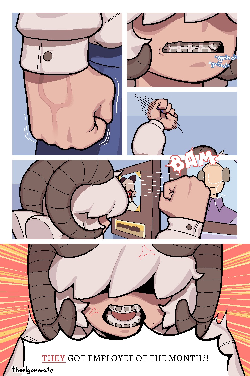 Employee Of The Month Porn Comics english 05