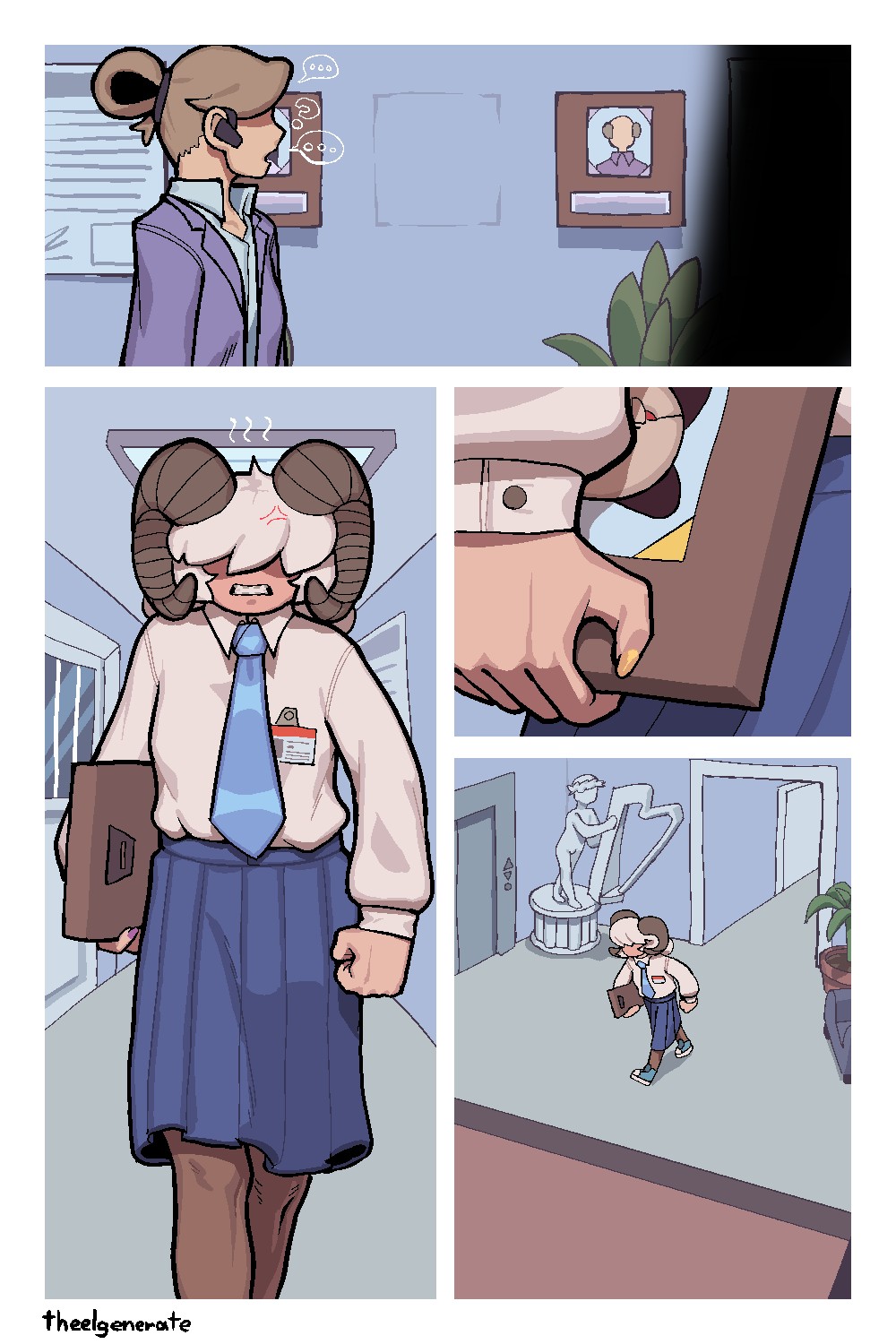 Employee Of The Month Porn Comics english 06