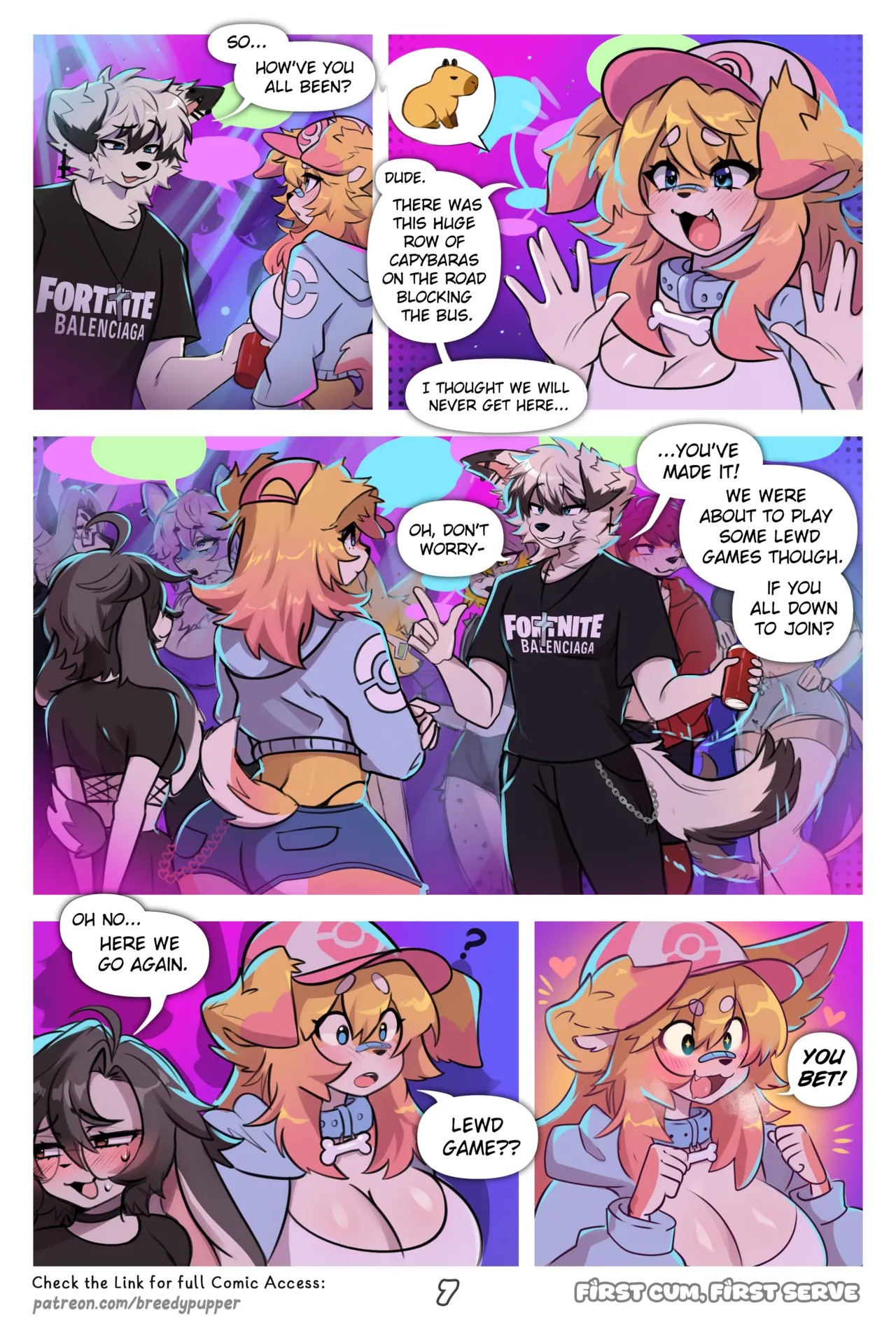 First Cum, First Serve! Porn Comics english 08