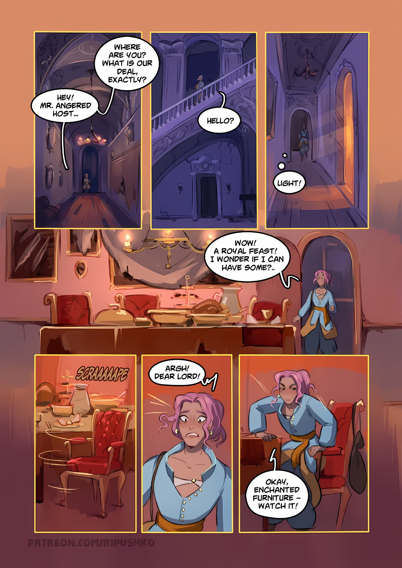 Handsome And The Beast Porn Comics english 05