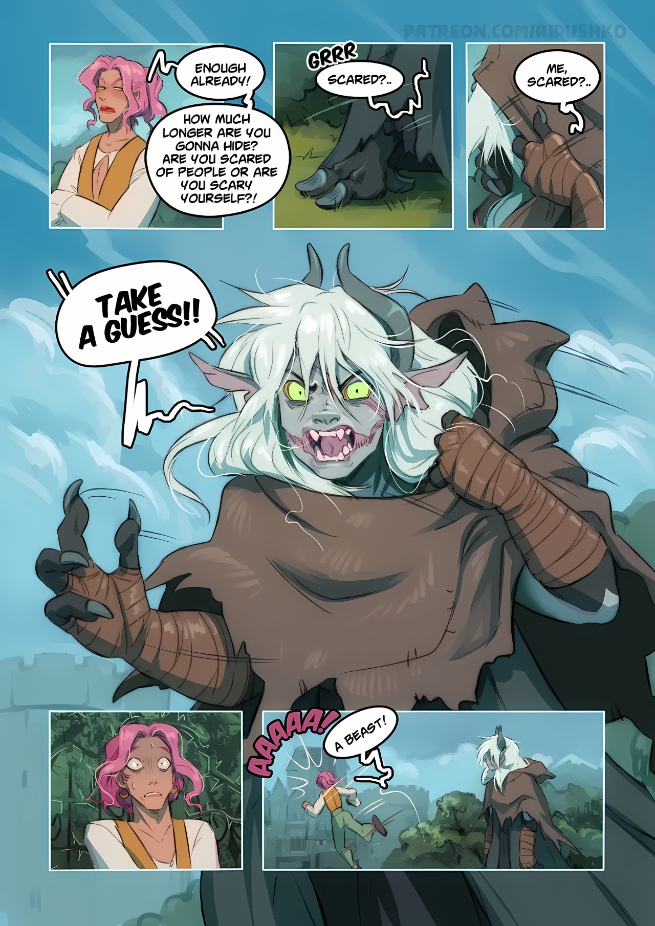 Handsome And The Beast Porn Comics english 10