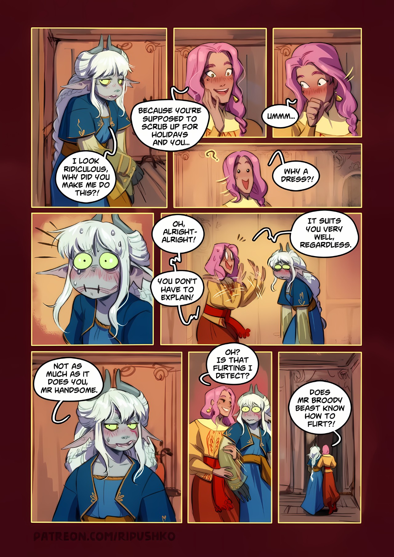 Handsome And The Beast Porn Comics english 25