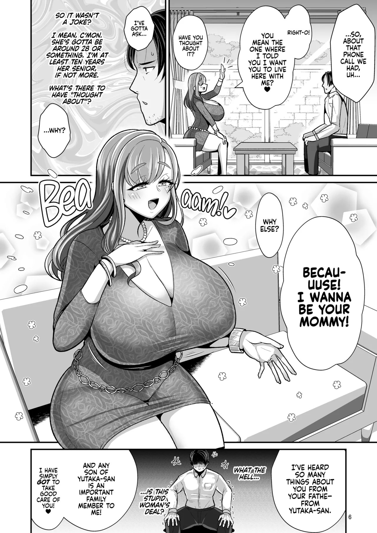 Her, My Younger Well-Endowed Stepmom, And Me, a Sill Old Guy Who's Only Ever Wanted To Be Loved Porn Comics english 08