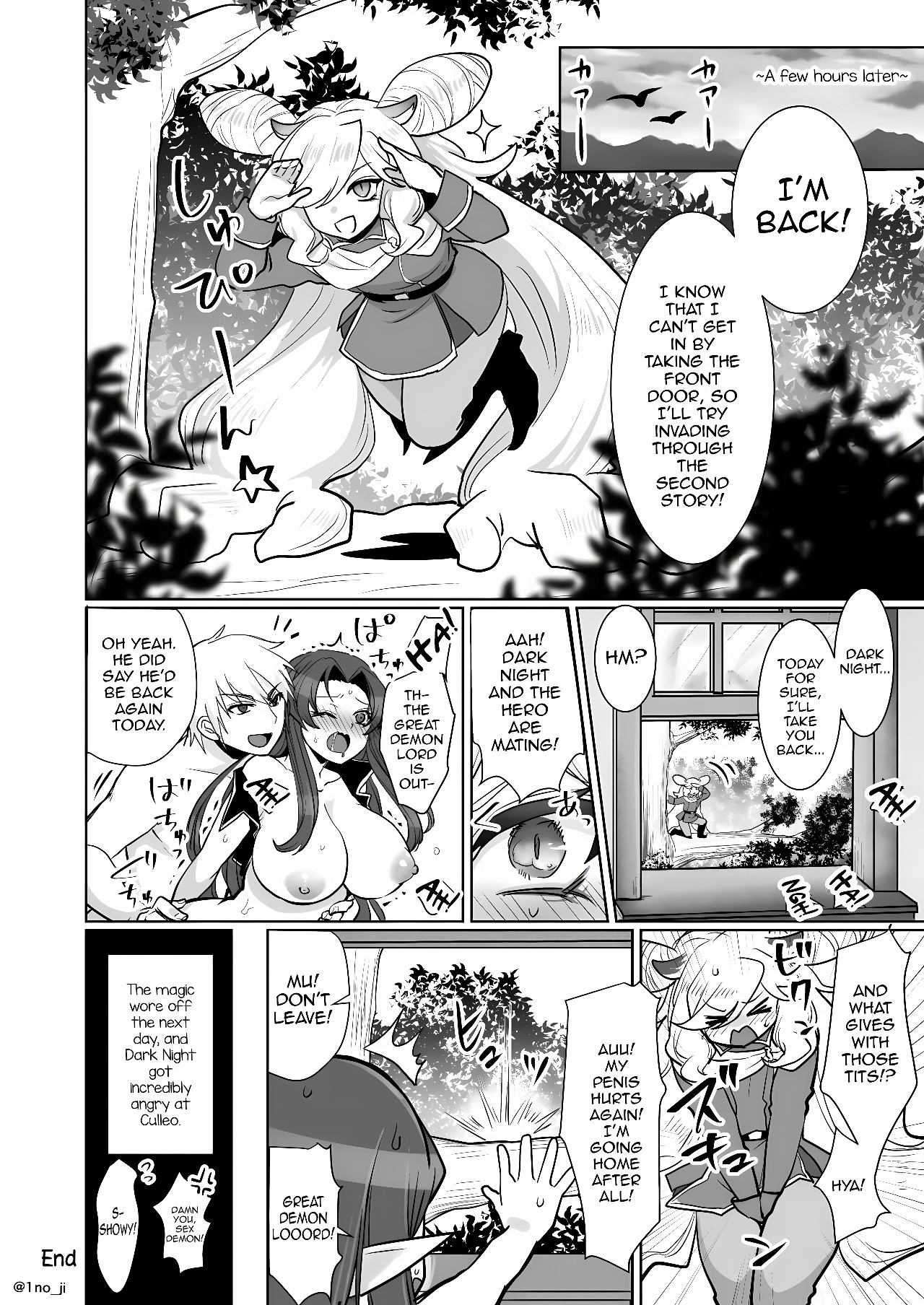 Maou-gun no Moto Kanbu ga Yuusha ni Makete Mesu ni Sareru Hanashi Part 2 Porn Comics english 21