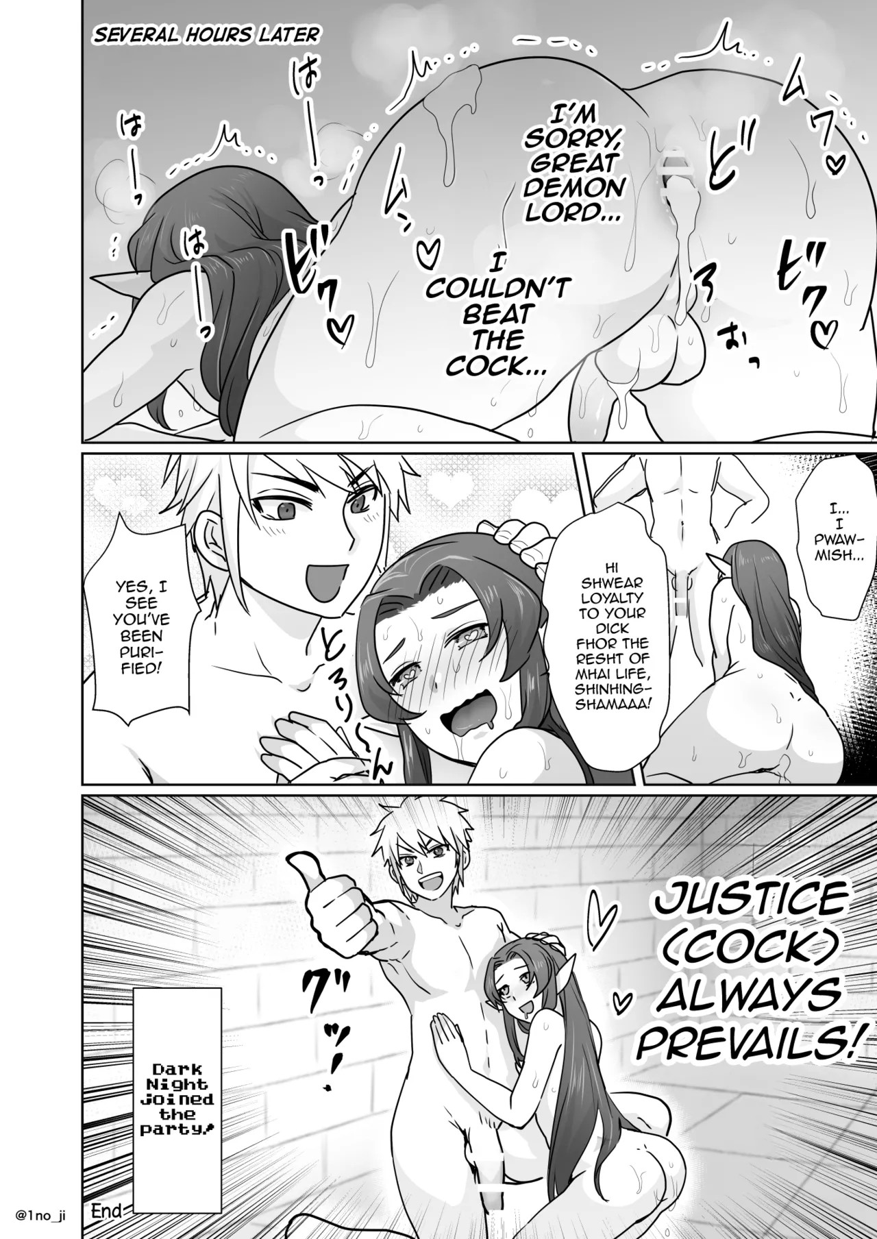 Maou-gun No Moto Kanbu Ga Yuusha Ni Makete Mesu Ni Sareru Hanashi Porn Comics english 07