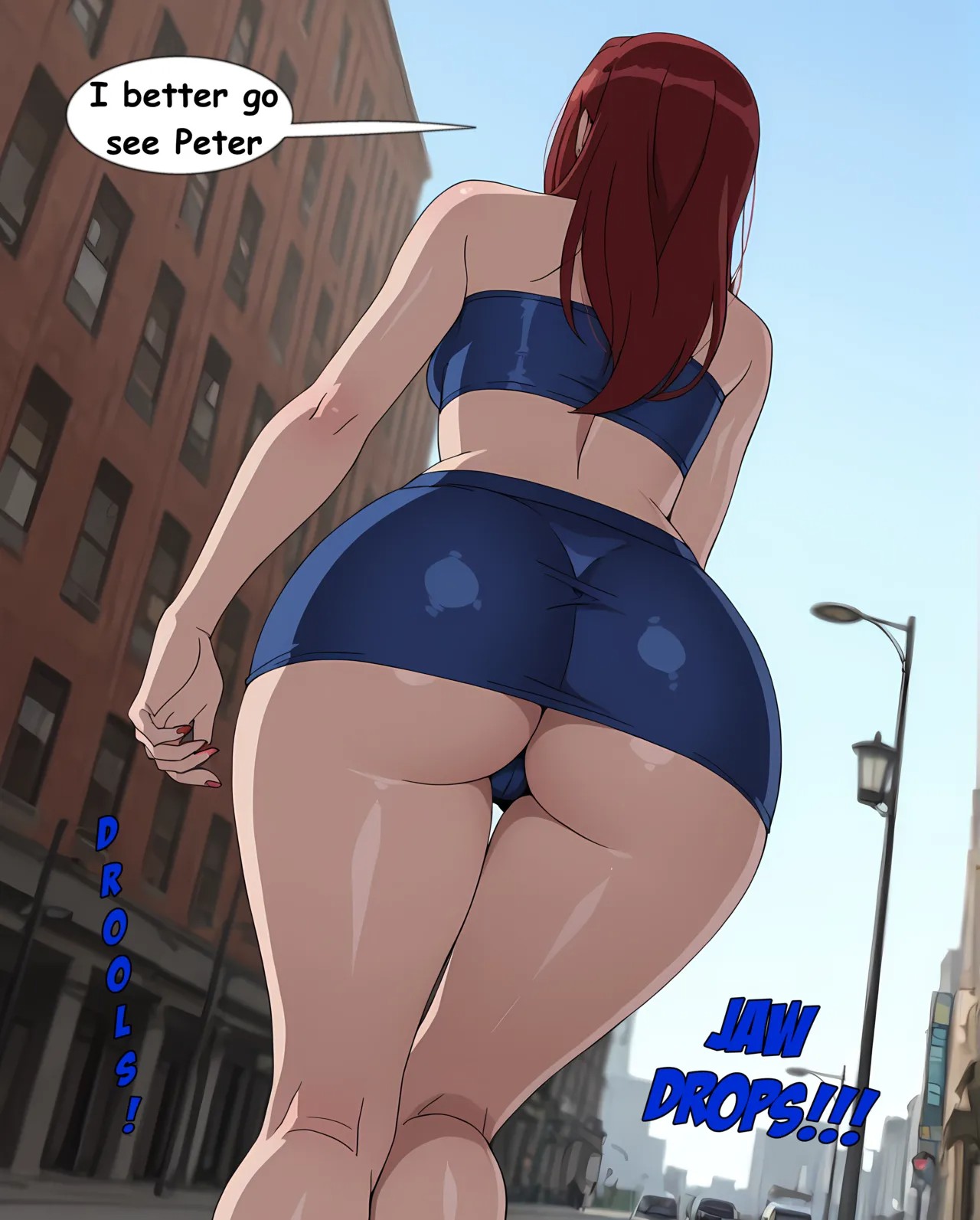 Mary Jane Gets a Cum Shower Porn Comics english 02