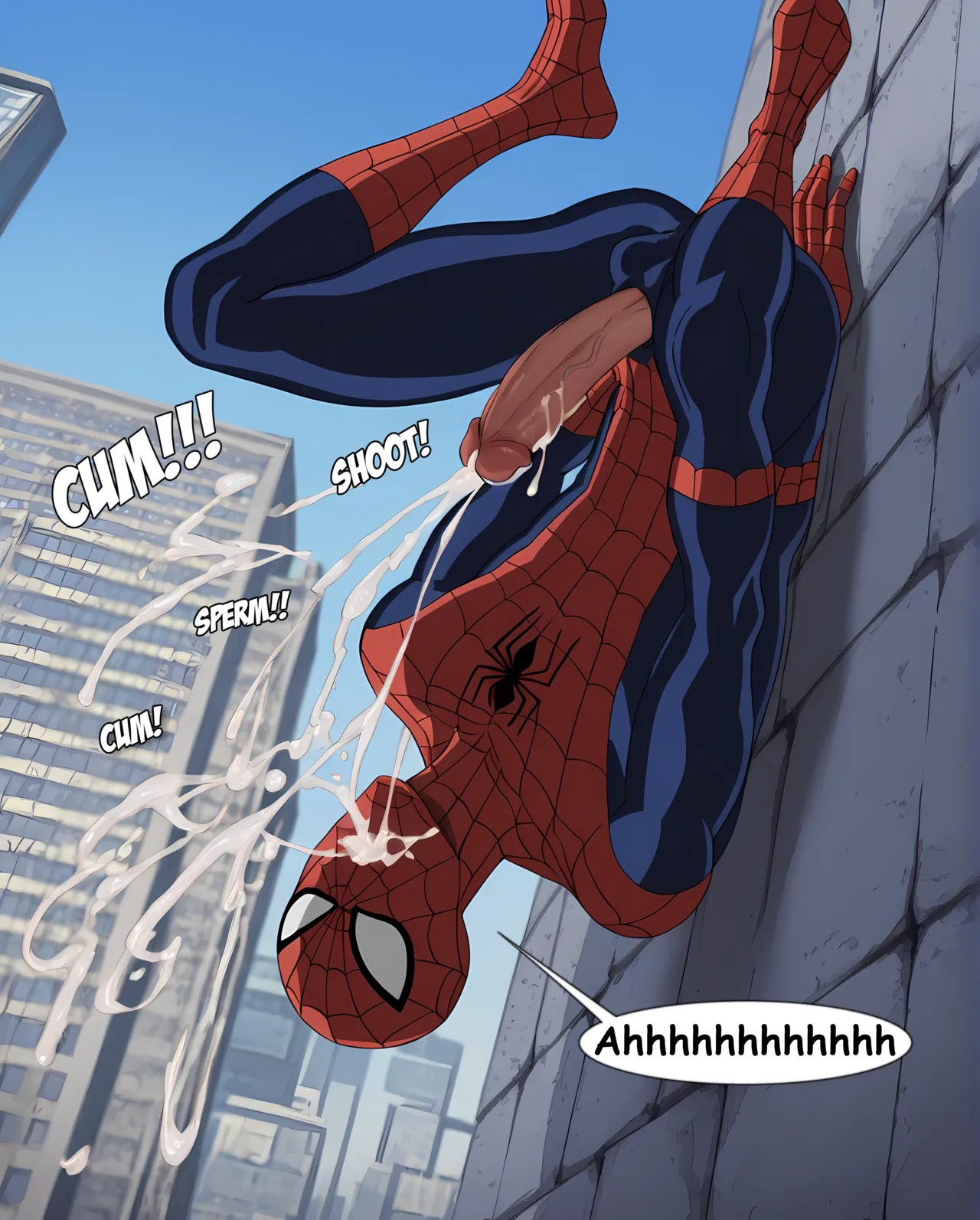 Mary Jane Gets a Cum Shower Porn Comics english 04