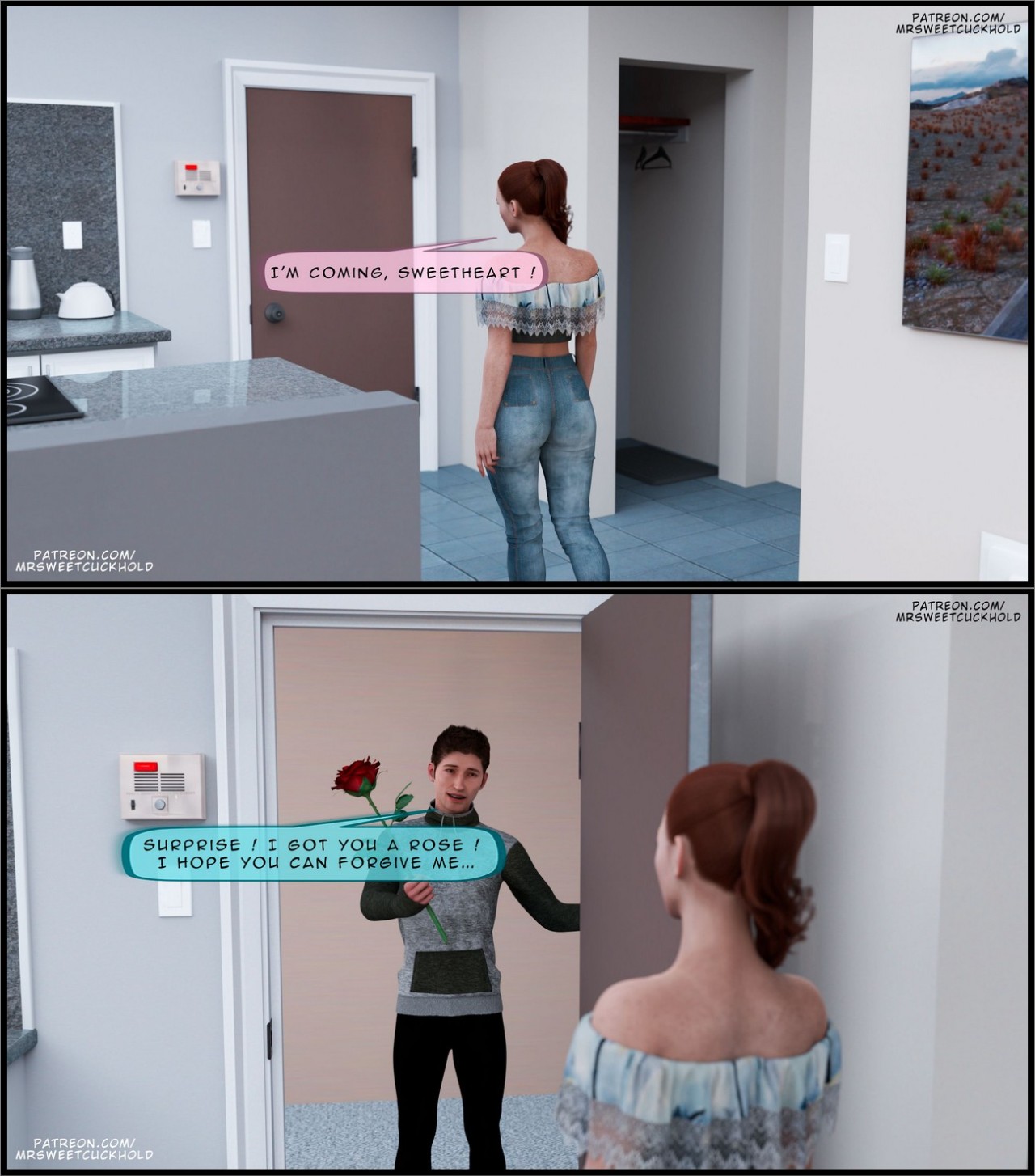 Much Bigger Than My Boyfriend Part 2 Porn Comics english 07