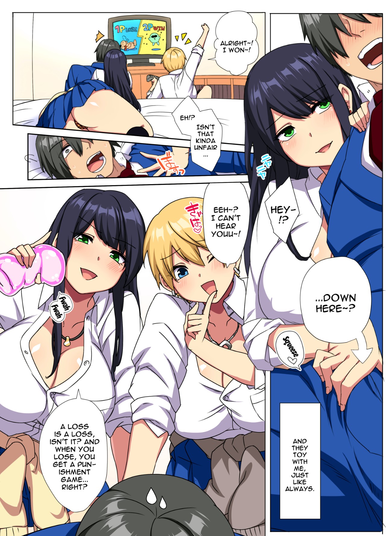  My Big Cock Is Getting Squeezed By Huge Breasted Bitch Gals Part 2 Porn Comics english 04