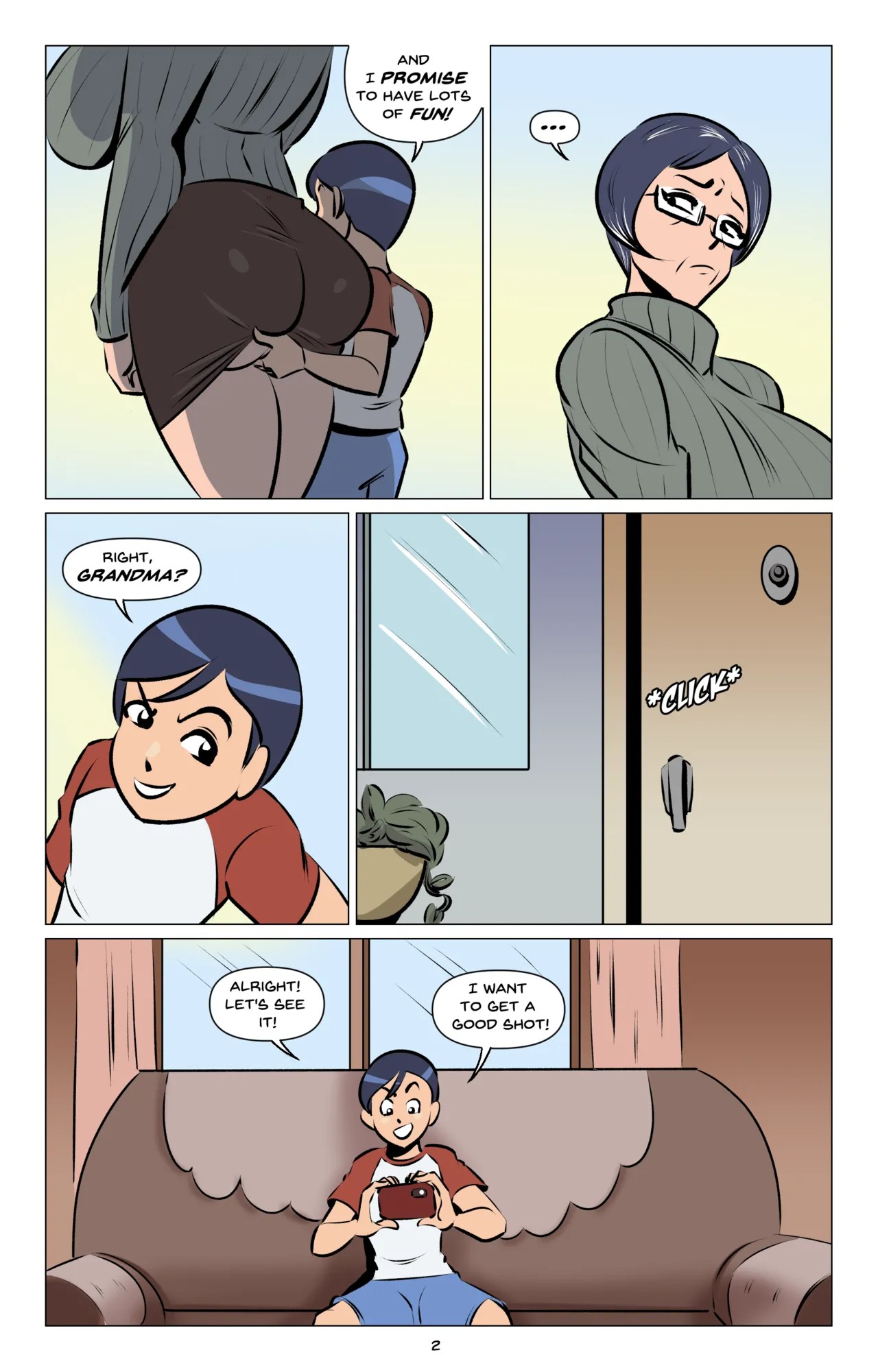 My Granny? The Former Sexy Star?! Porn Comics english 03