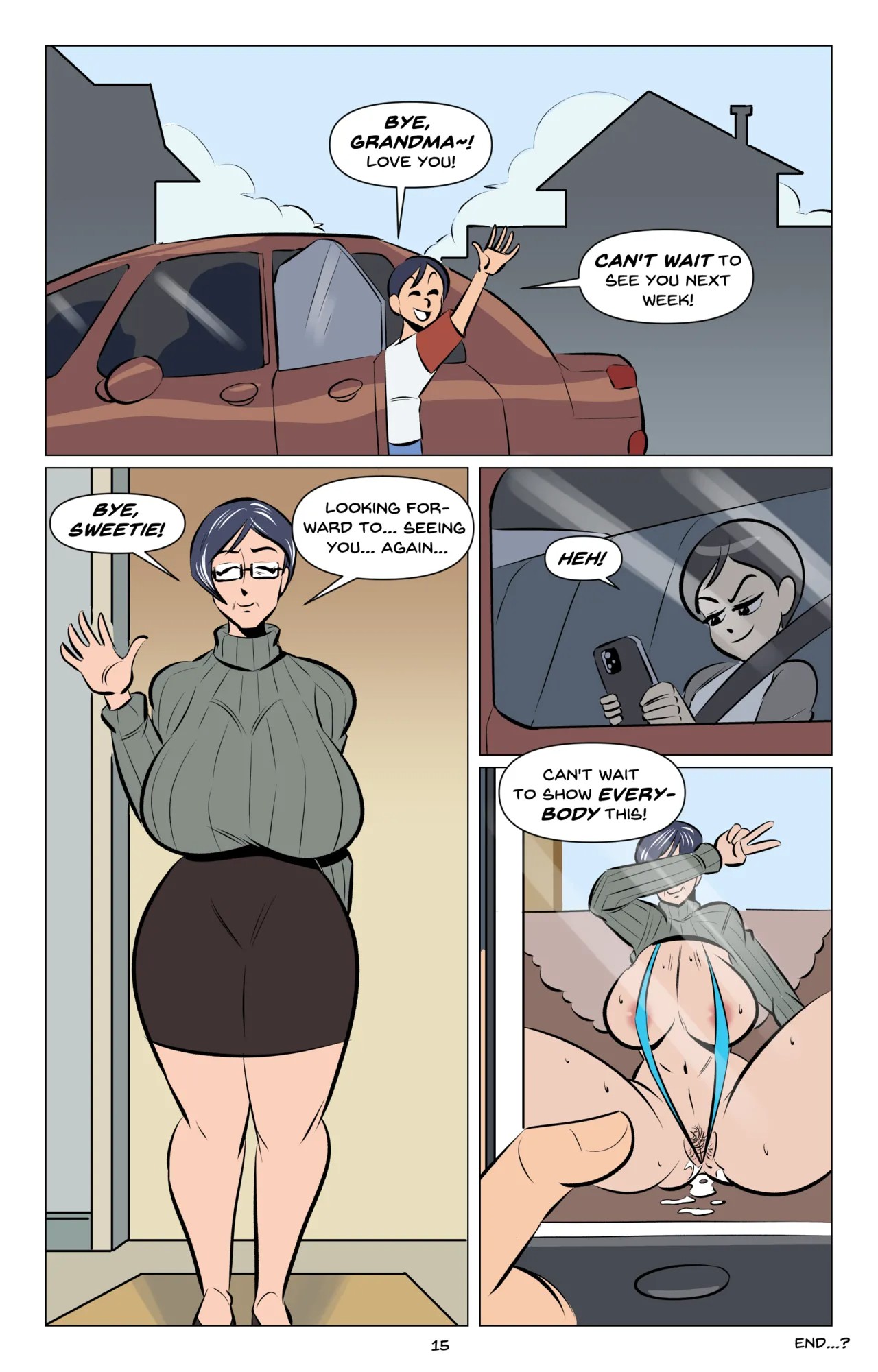 My Granny? The Former Sexy Star?! Porn Comics english 16