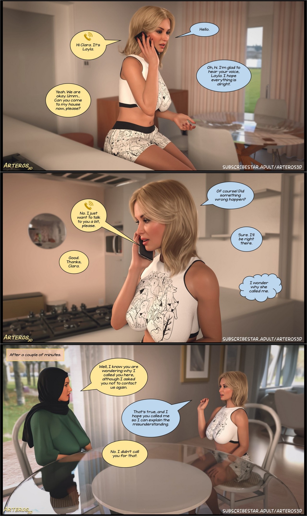 New Passion In Town By Arteros3D Porn Comics english 37