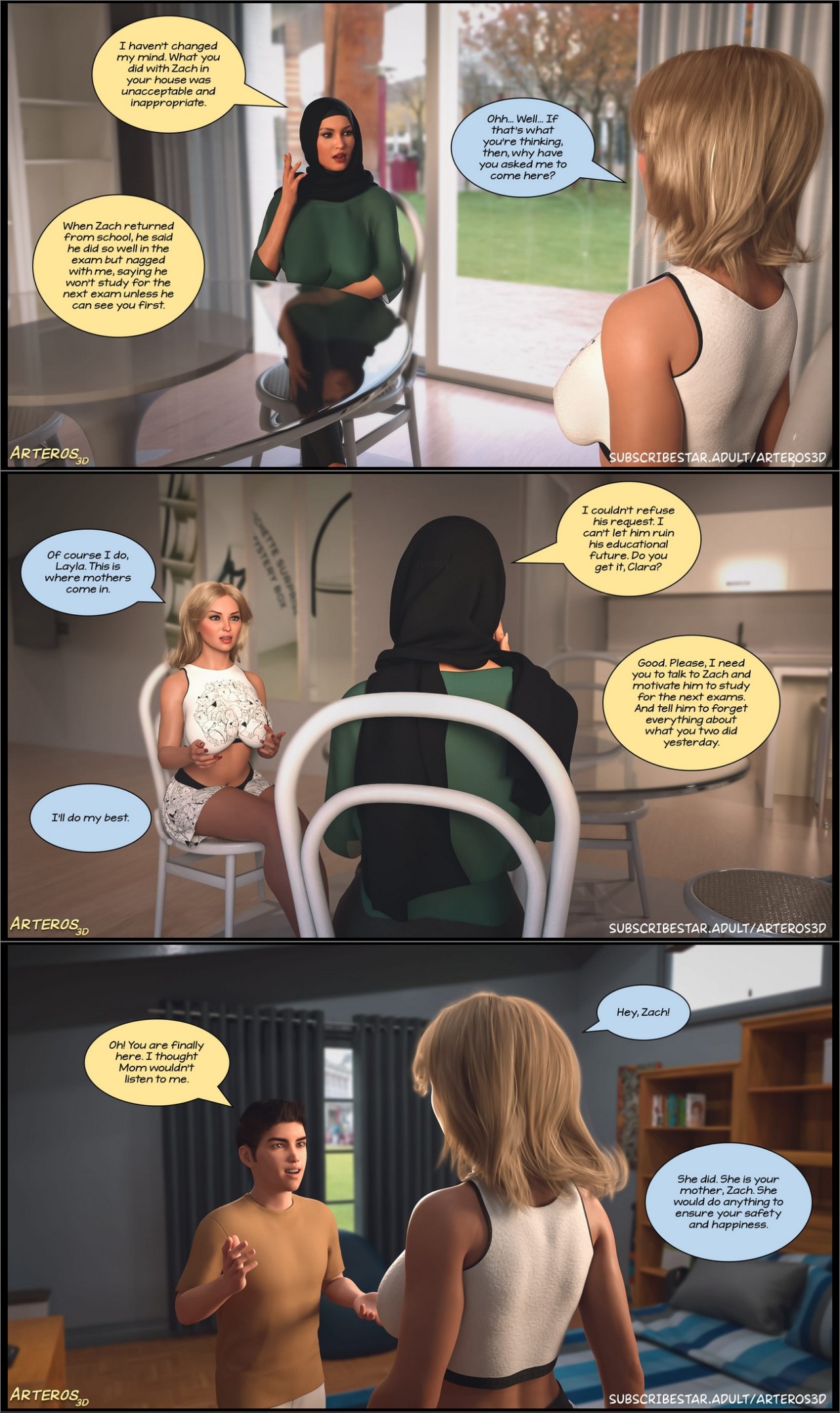New Passion In Town By Arteros3D Porn Comics english 38